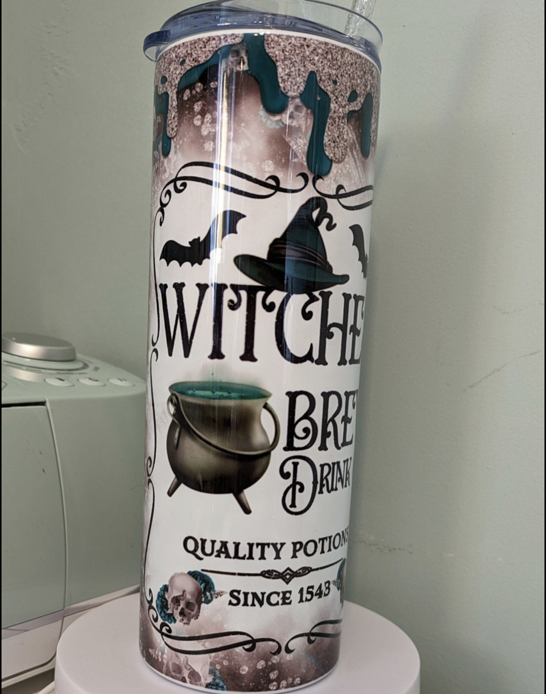 Witches Brew skinny tumbler