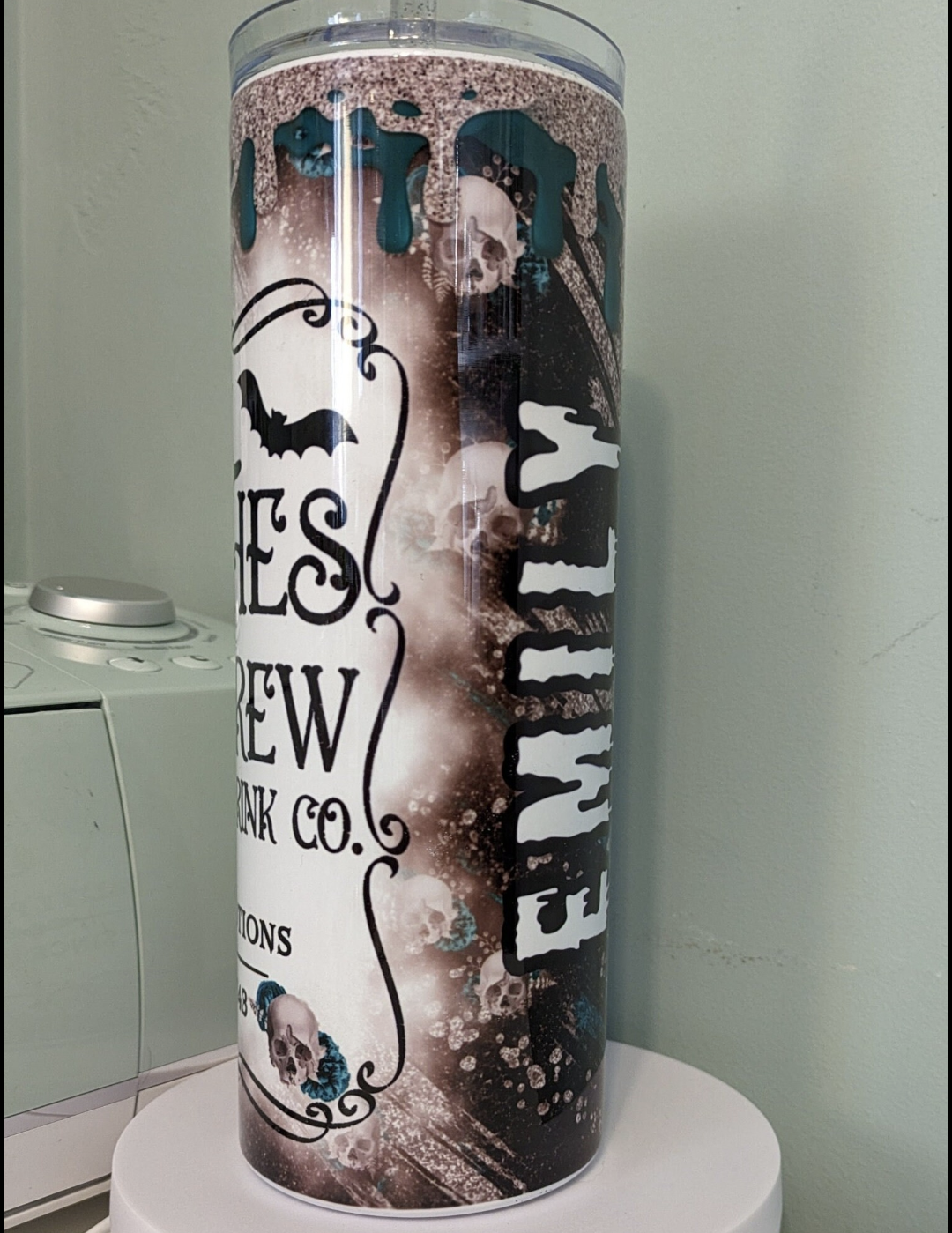 Witches Brew skinny tumbler
