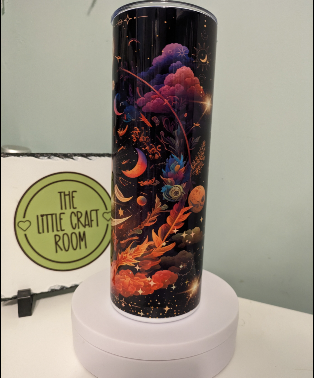 Celestial moon skinny tumbler
