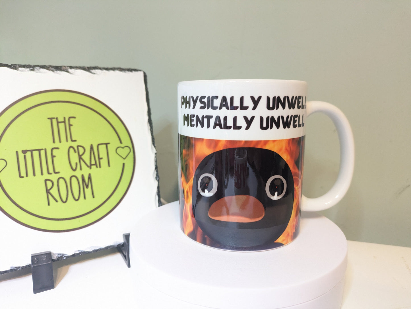 Pingu cursed mug. Pingu. Meme mug. Cursed mug. Mental health mug. Birthday gift.
