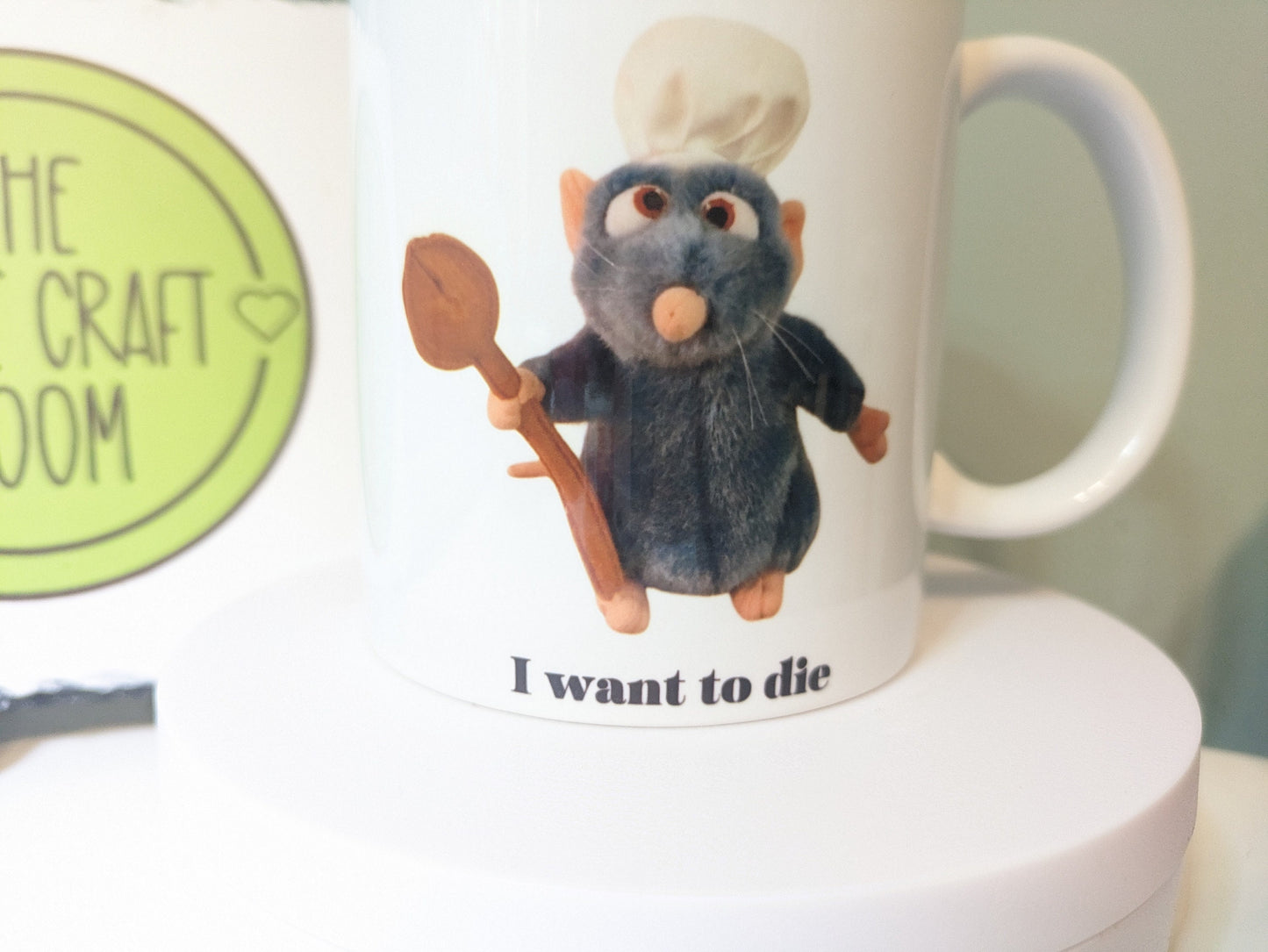 Chef gift. Remy. Rat lover. Meme mug. Cursed mug. Ratatouille. Mental health mug. Birthday gift.