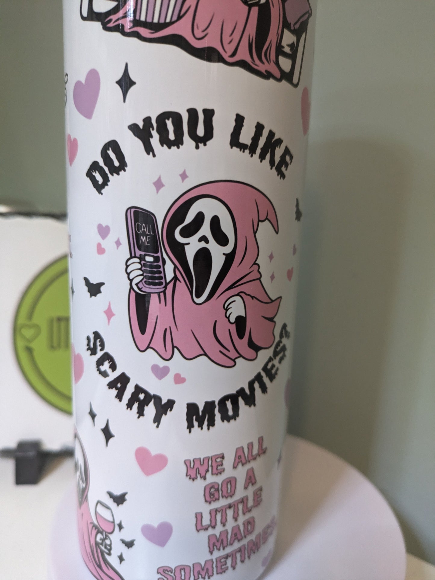Ghostface tumbler. Ghostface gift. Scream. Meme gift. Best friend tumbler.