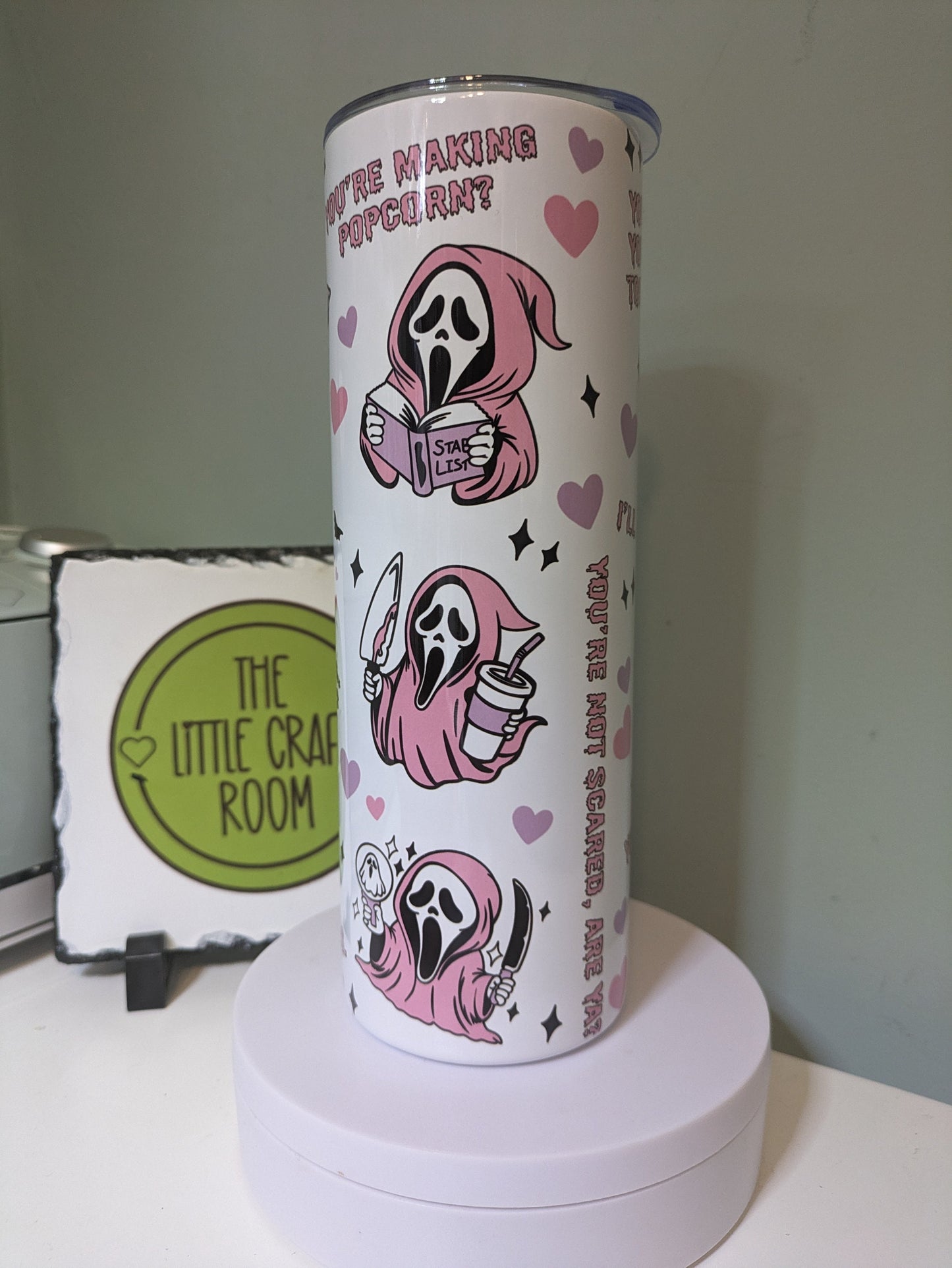 Ghostface tumbler. Ghostface gift. Scream. Meme gift. Best friend tumbler.