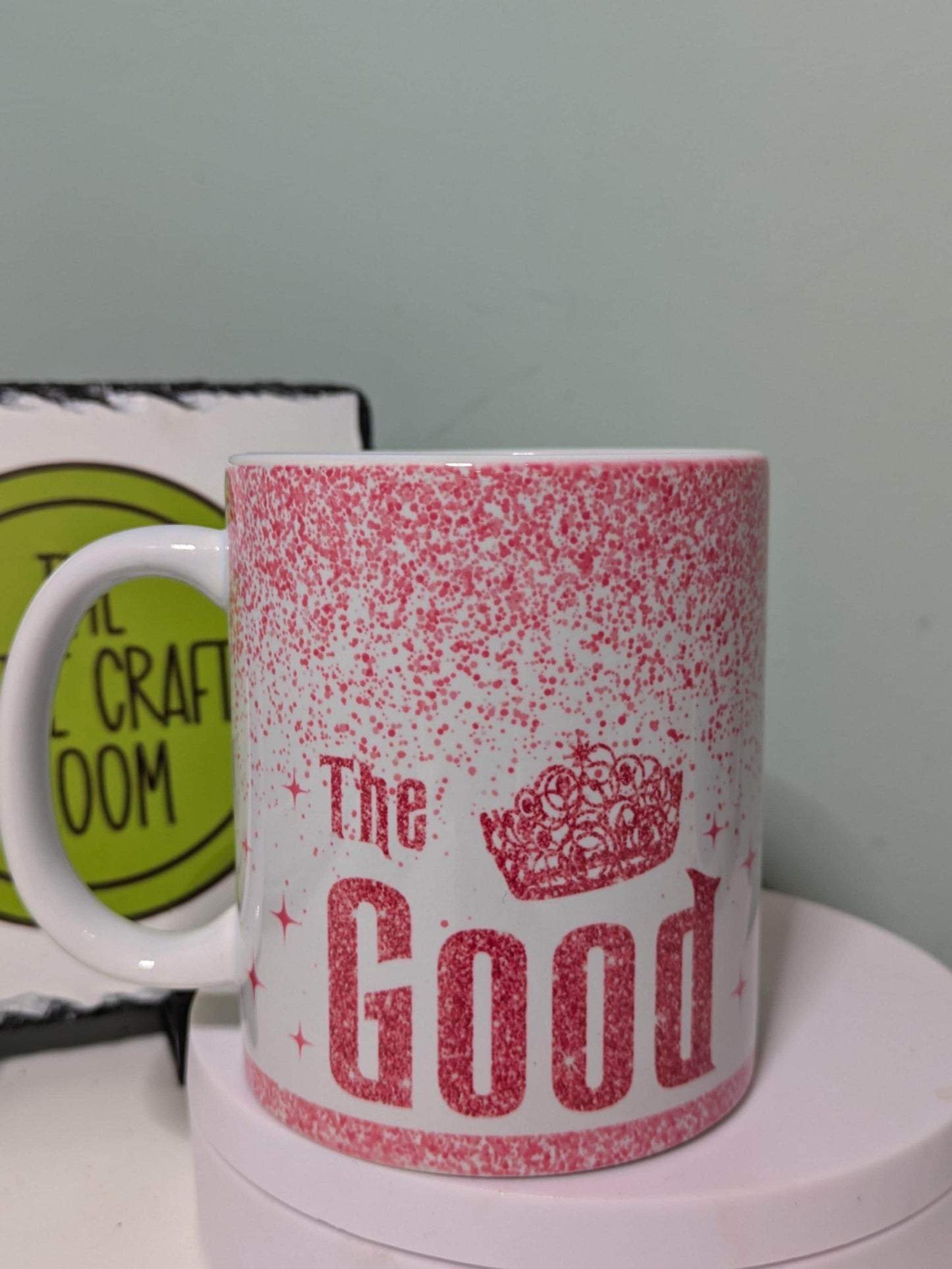 WICKED Inspired glitter mug