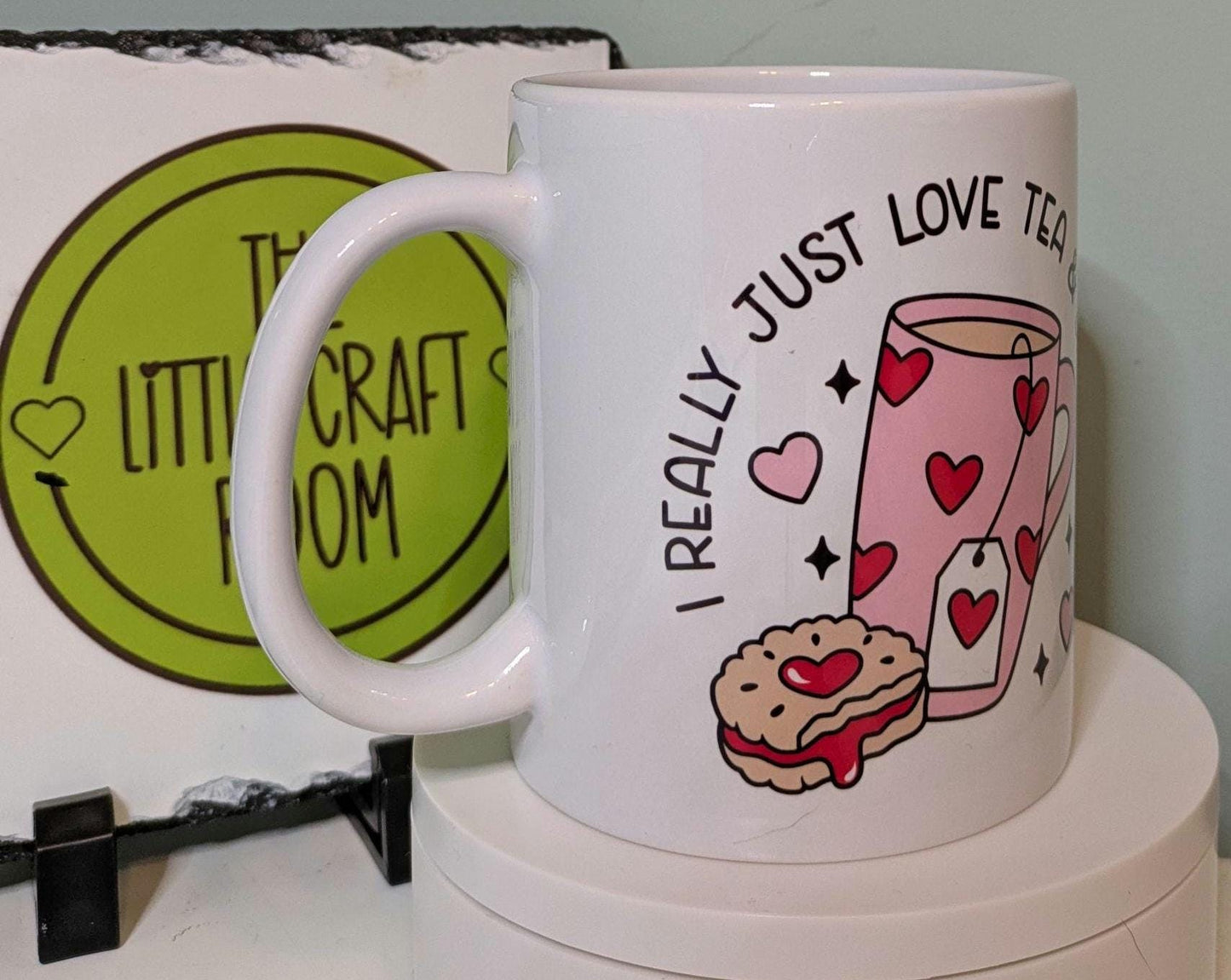 Tea lover. Biscuit lover. Office worker gift. Mental health. Anxiety. Neurodivergent. Pink pony. Funny meme mug. Best friend gift.