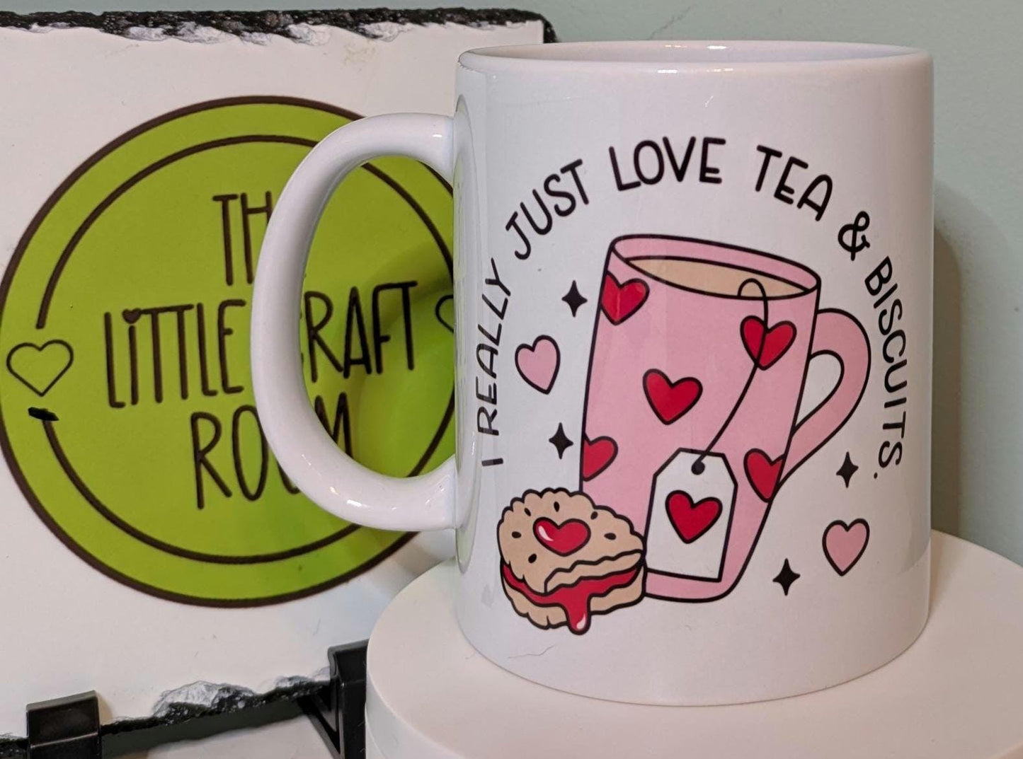 Tea lover. Biscuit lover. Office worker gift. Mental health. Anxiety. Neurodivergent. Pink pony. Funny meme mug. Best friend gift.