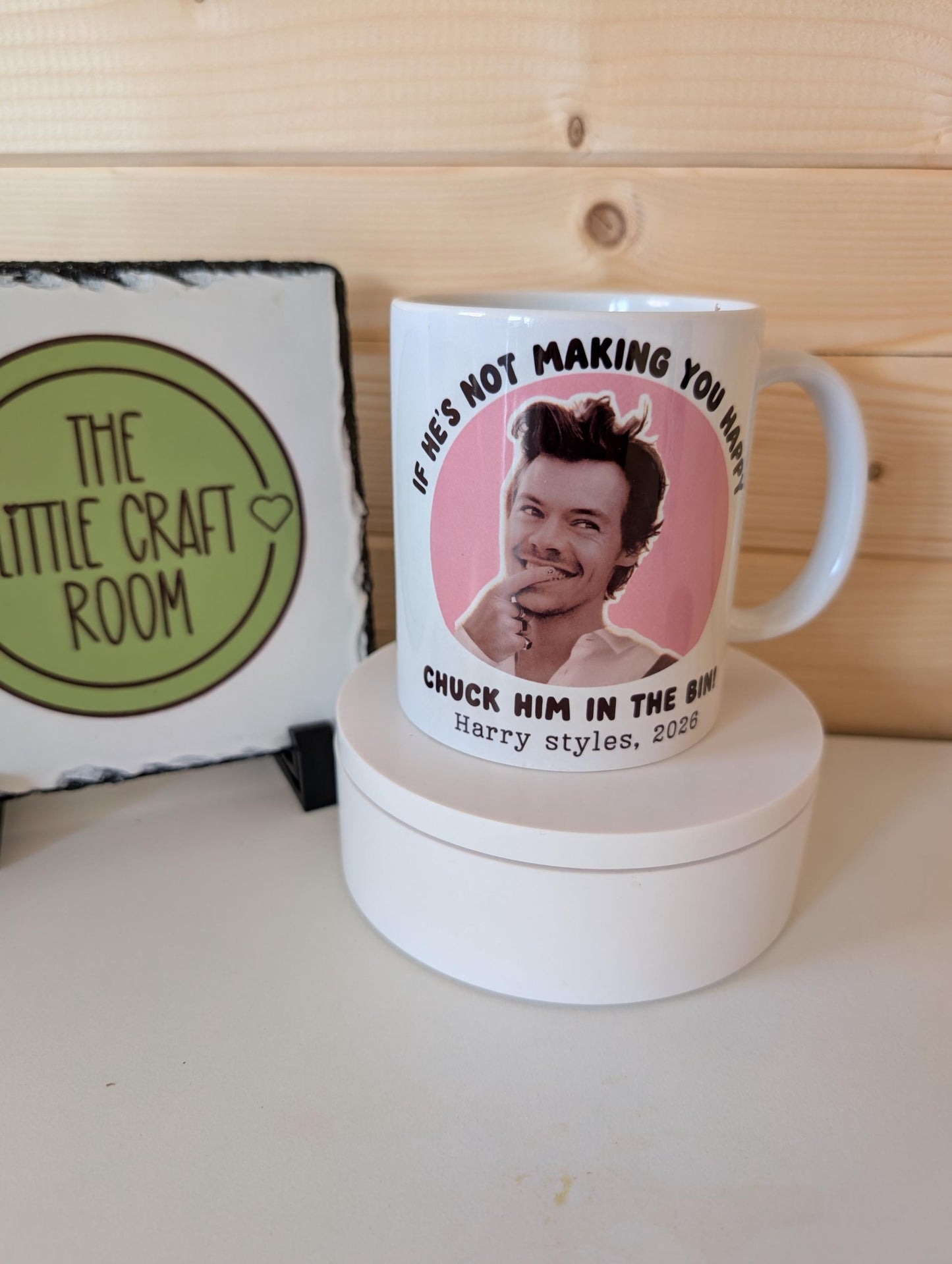 Chuck him in the bin Harry Styles mug