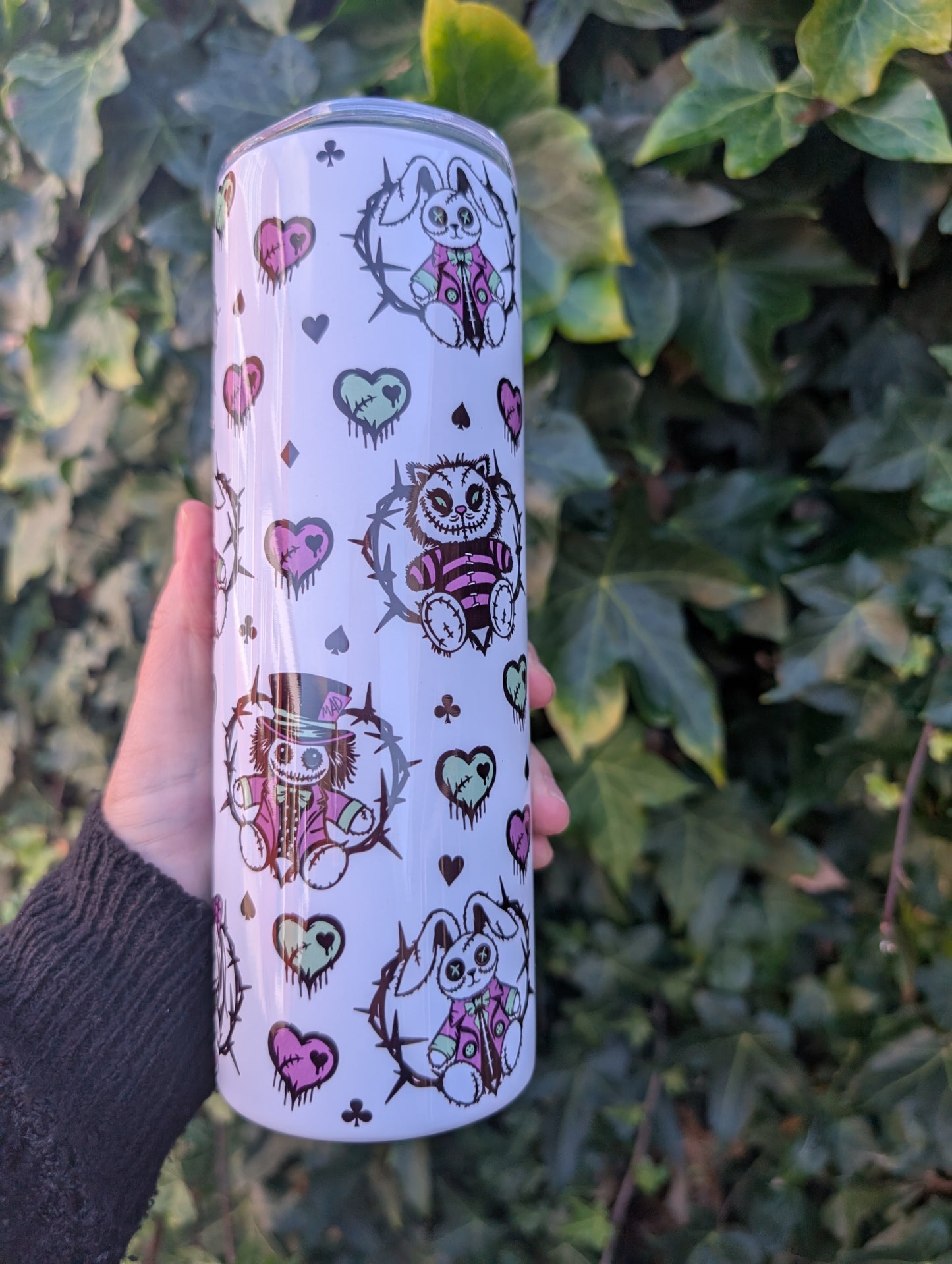 Horror Alice in wonderland 20oz Tumbler
