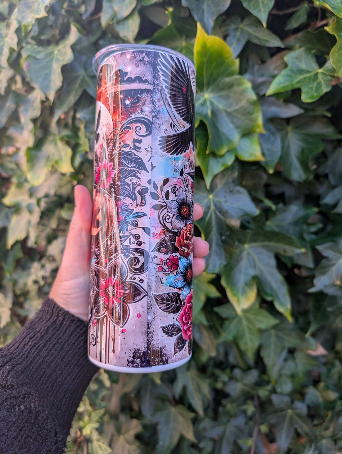 Gothic Halloween Anxiety 20oz Tumbler