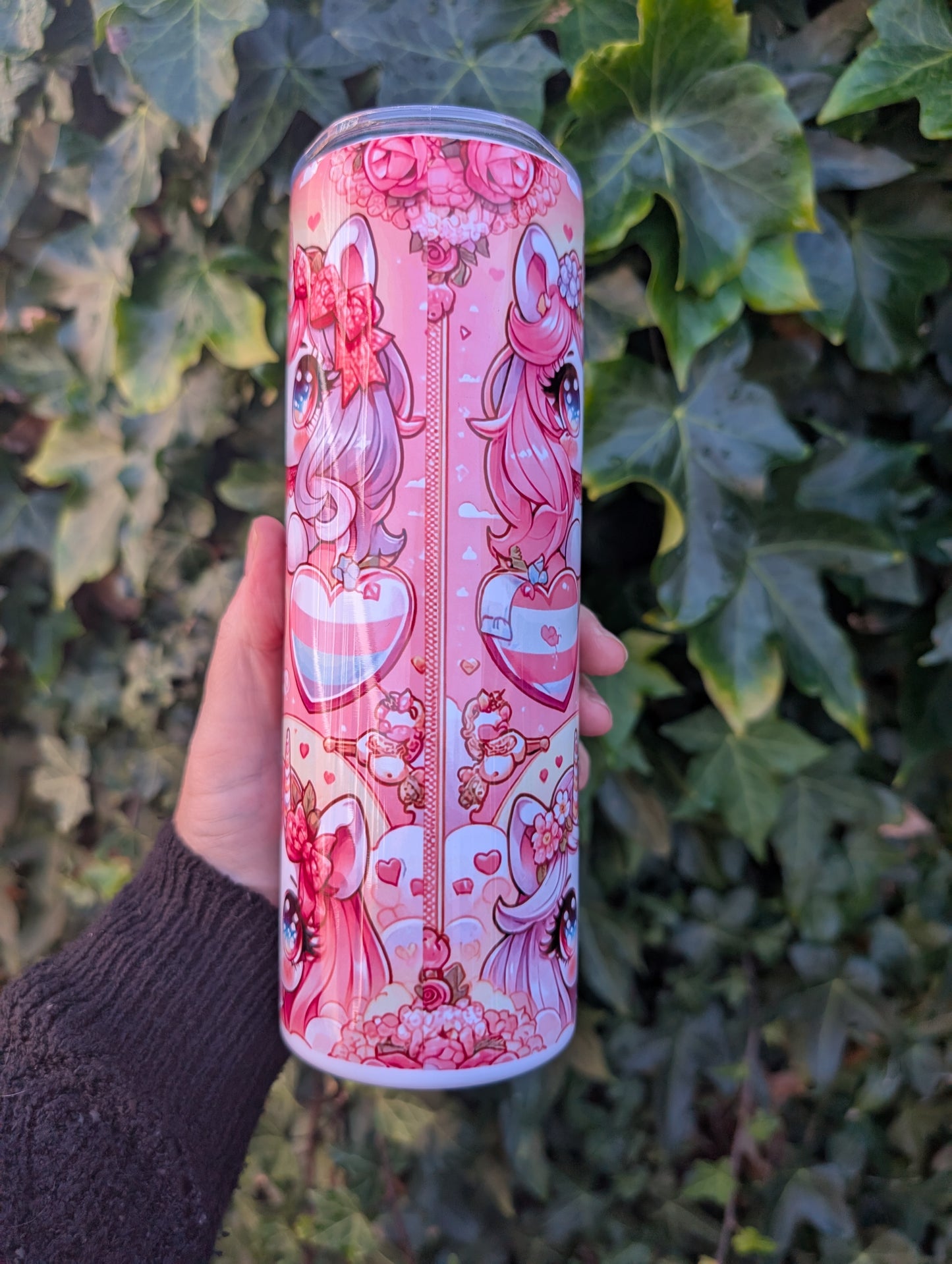 Cartoon Unicorn 20oz Tumbler