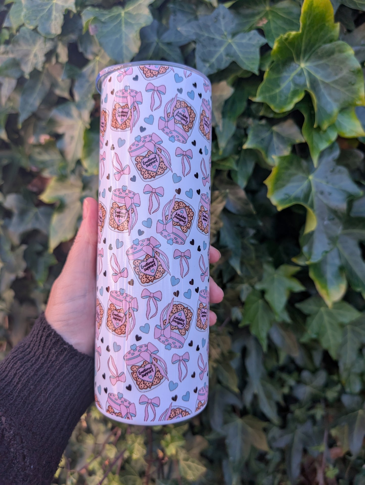 Emotional Support Cookies 20oz Tumbler