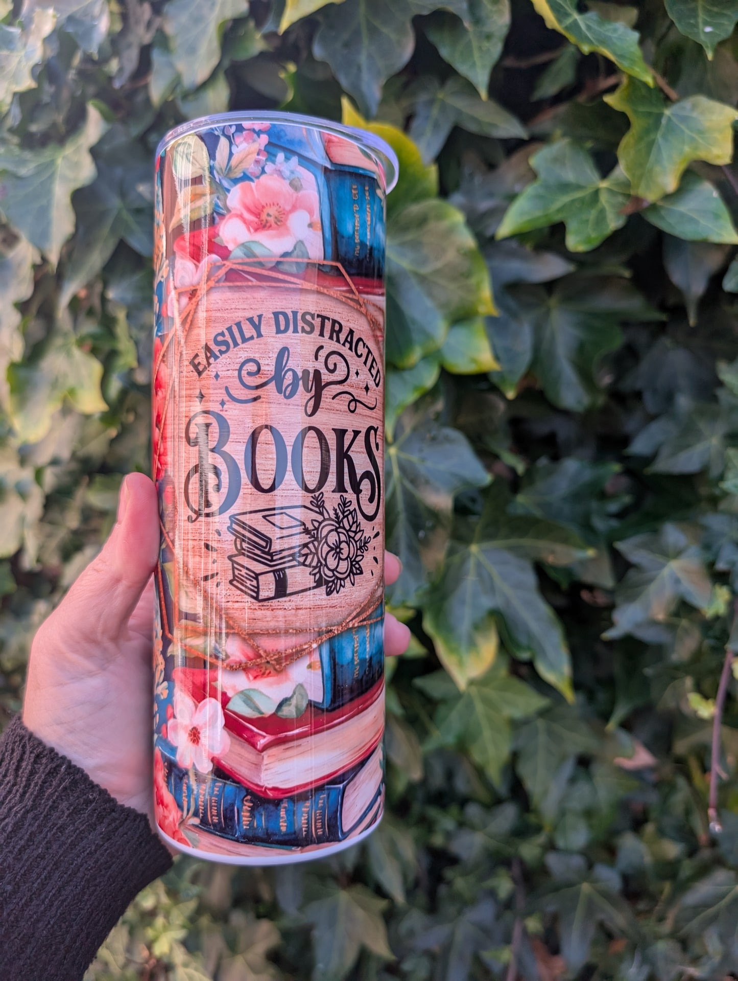 Easily Distracted by Books 20oz Tumbler