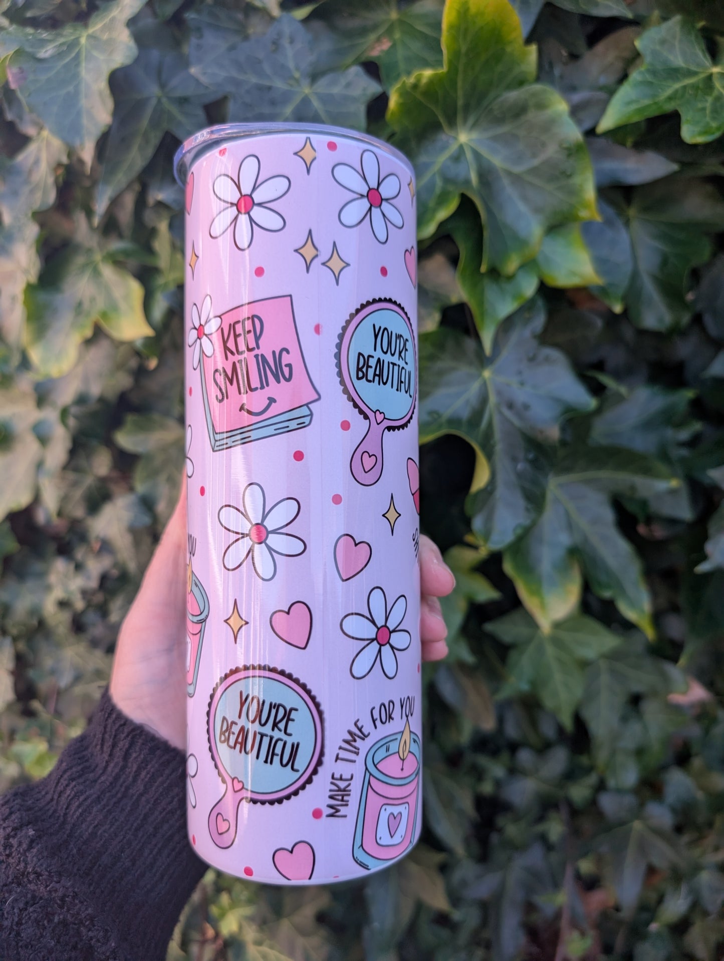 Pretty thoughts only 20oz Tumbler