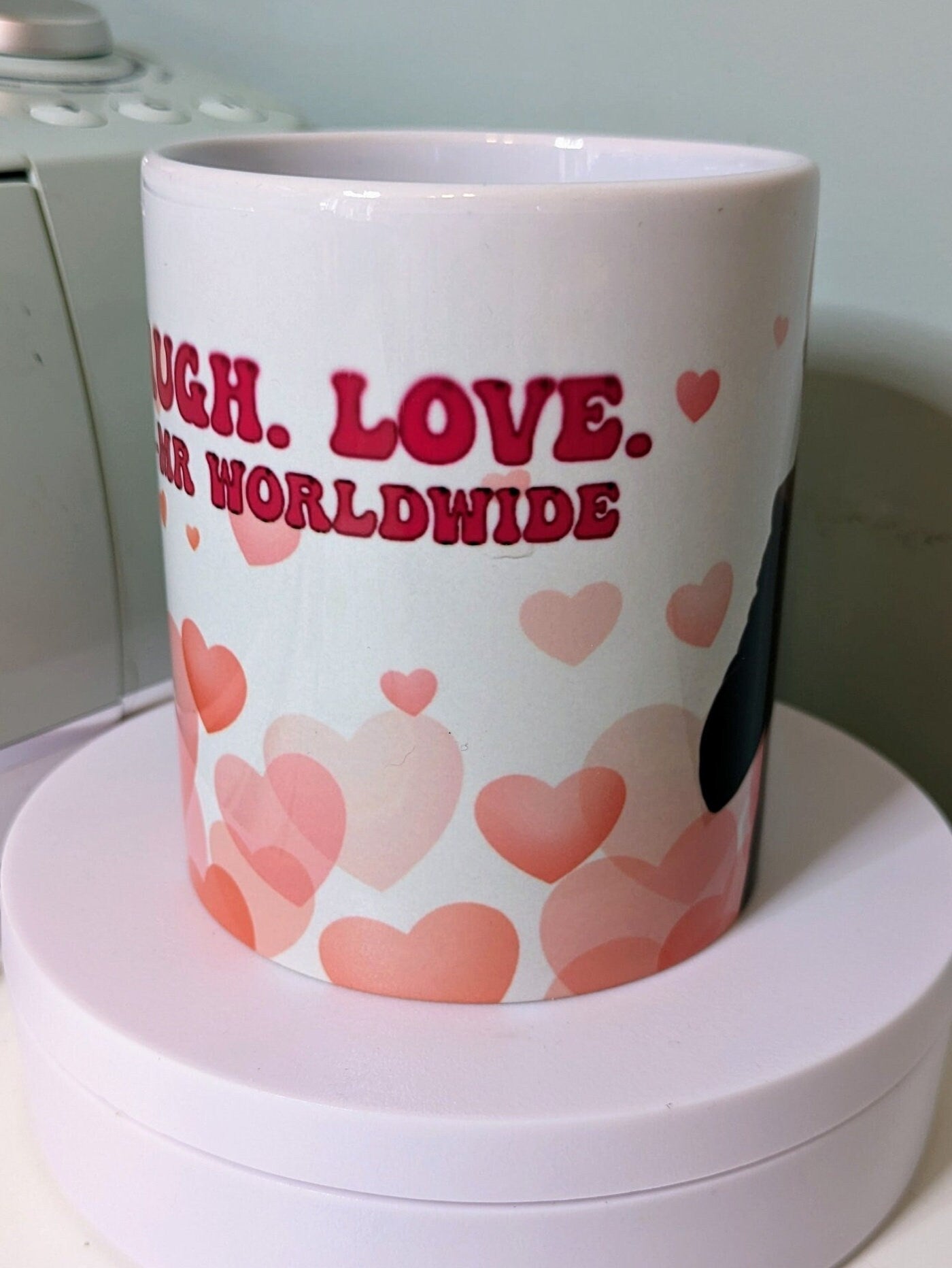 Live Laugh Love Mr Worldwide Pitbull meme mug