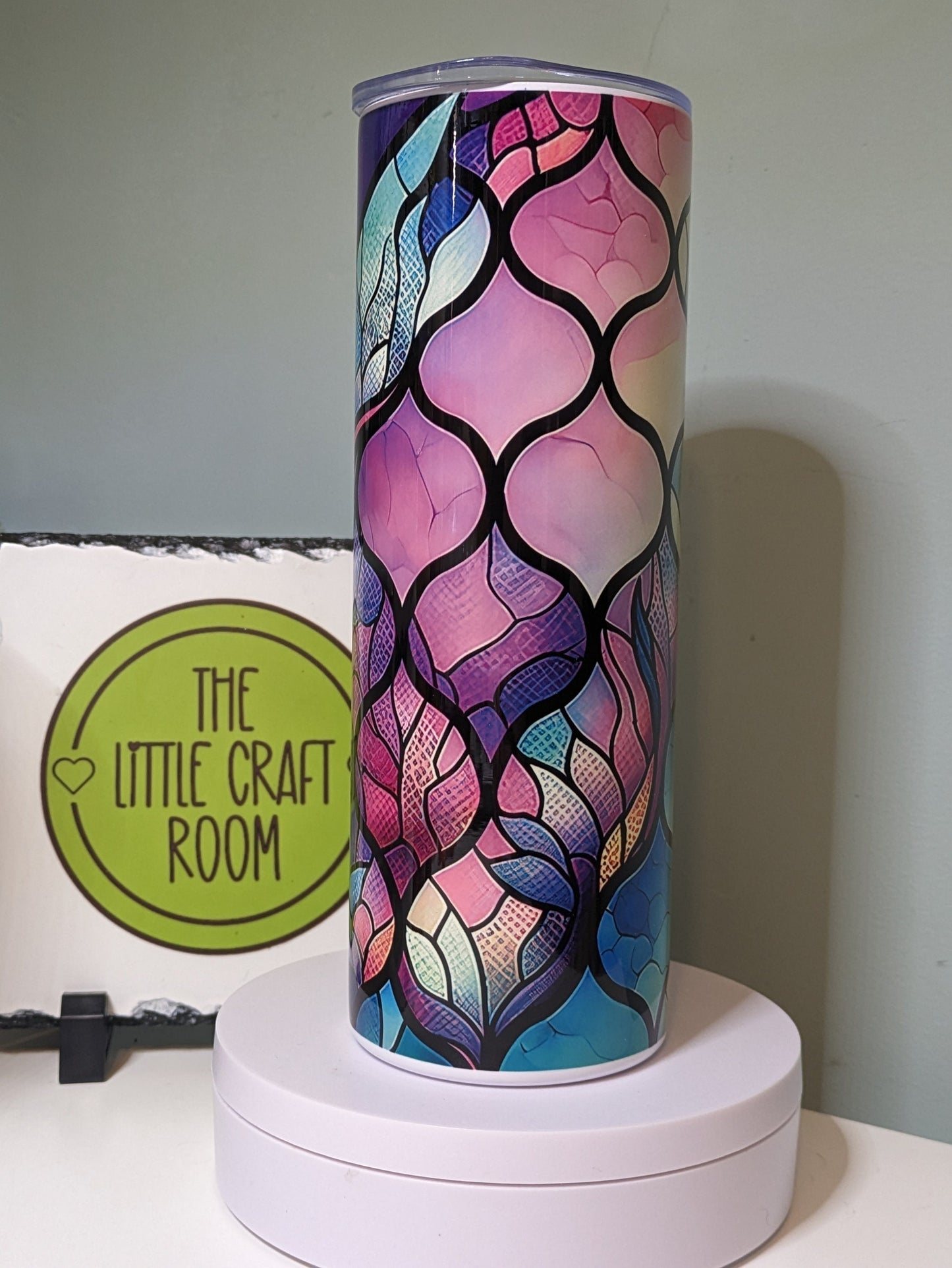 Mermaid scales ombre skinny tumbler gift