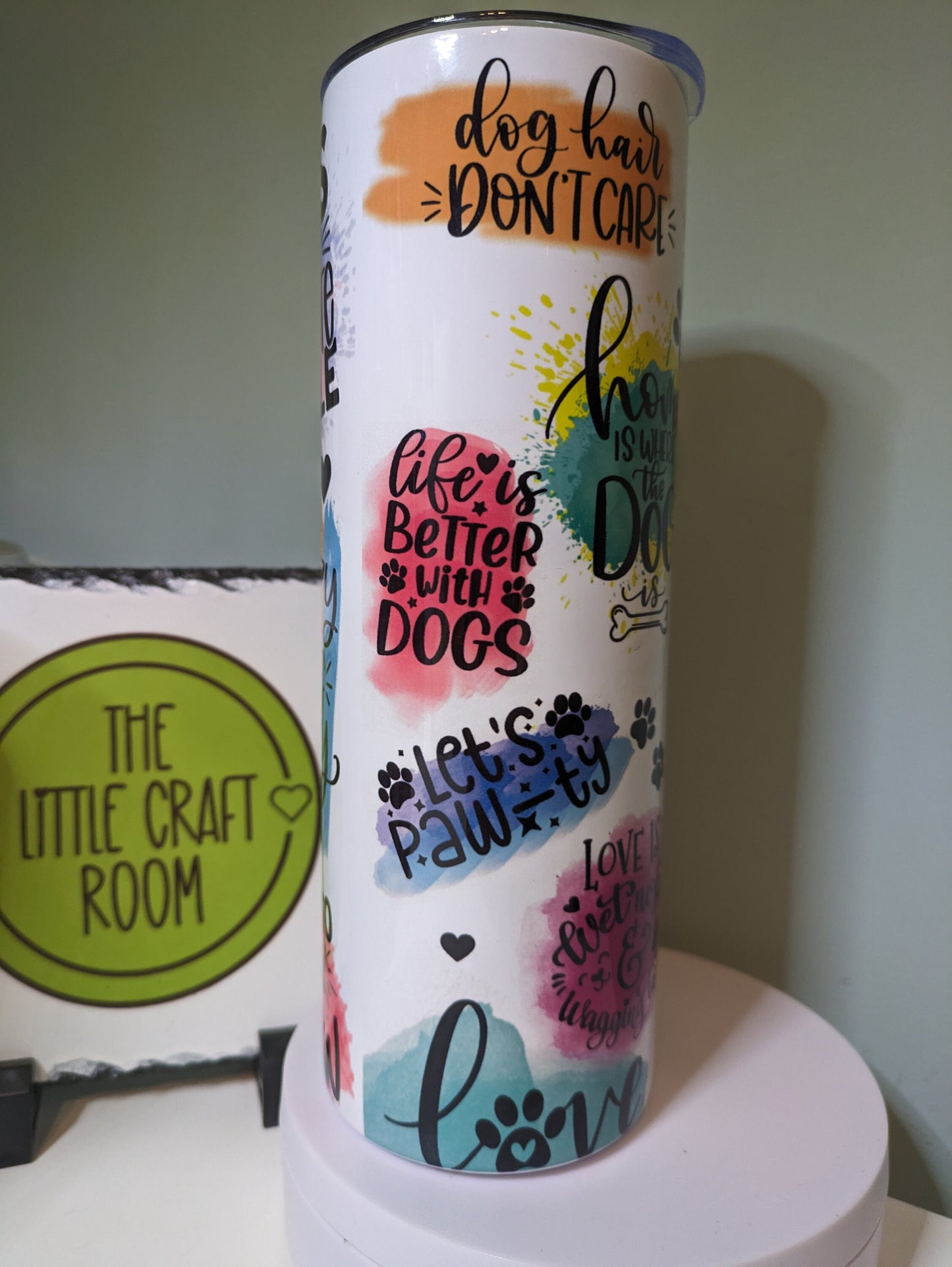 Less people more dogs dog lover quotes skinny tumbler gift