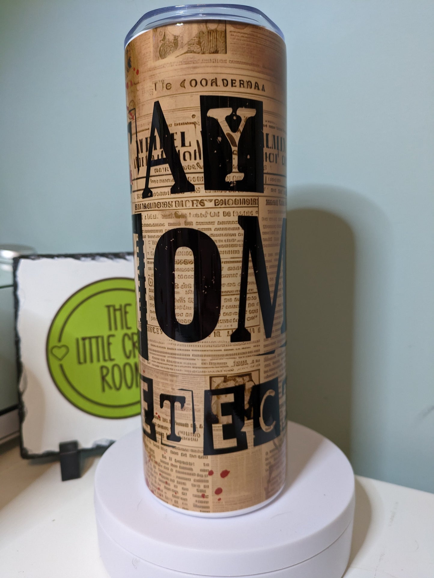 Stay at home detective true crime lover skinny tumbler gift