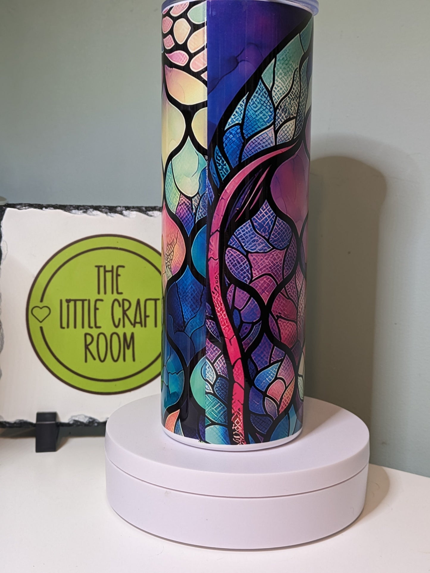Mermaid scales ombre skinny tumbler gift