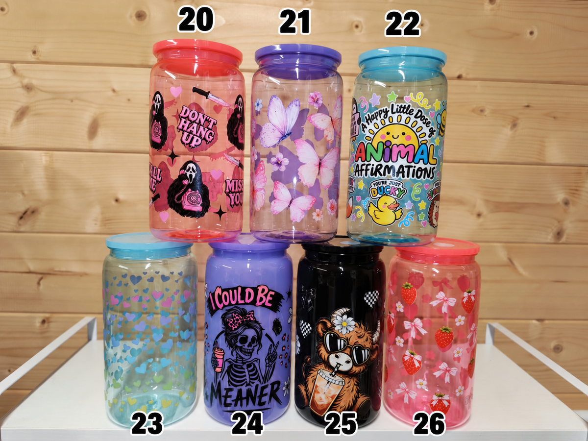 Week 1 – Plastic Drinking Jar Tumblers
