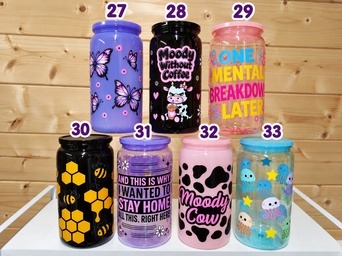 Week 1 – Plastic Drinking Jar Tumblers