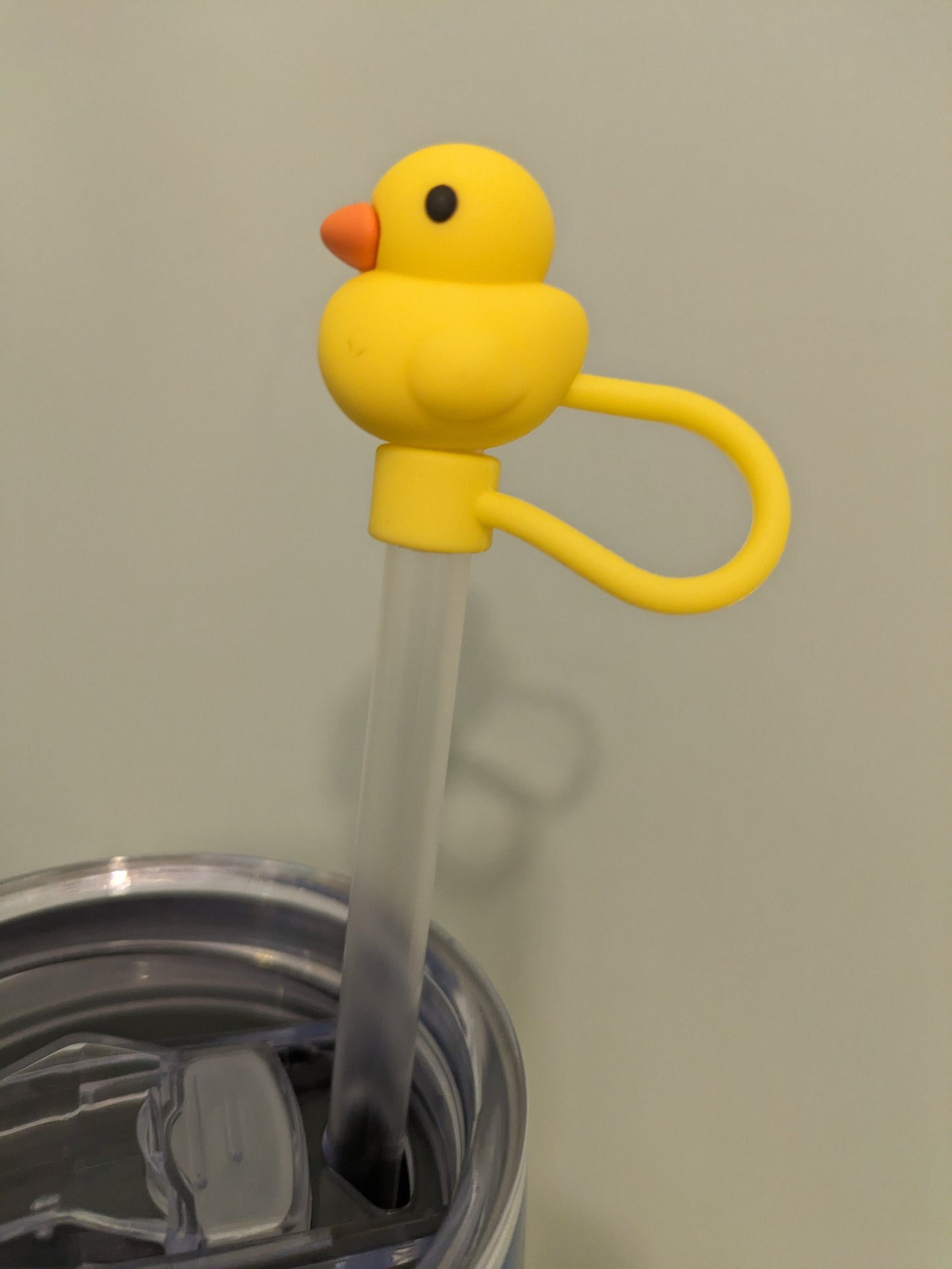 Quack up your drinkware collection! Funny meme skinny tumbler, guaranteed laughs straw topper available