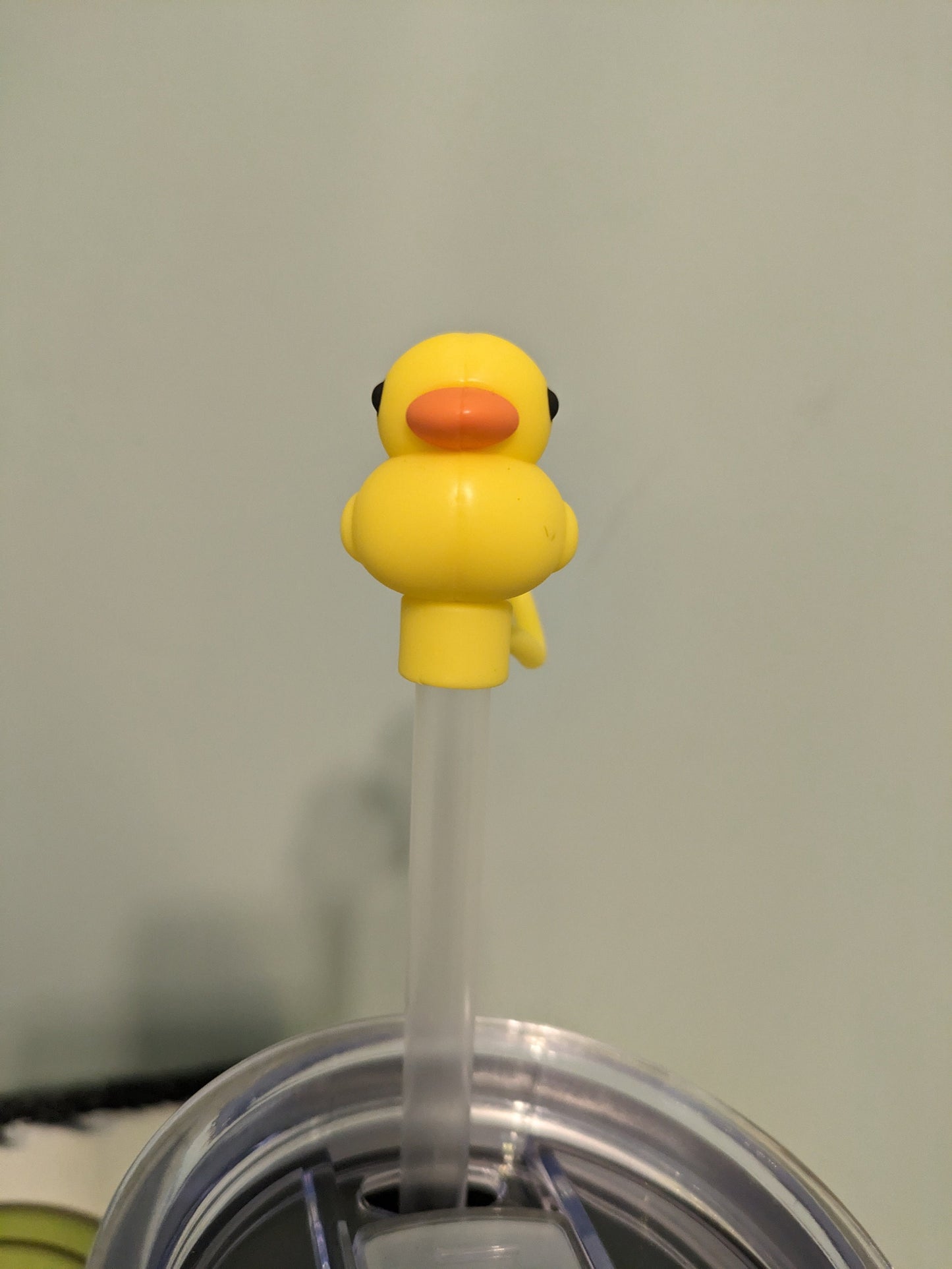 Quack up your drinkware collection! Funny meme skinny tumbler, guaranteed laughs straw topper available