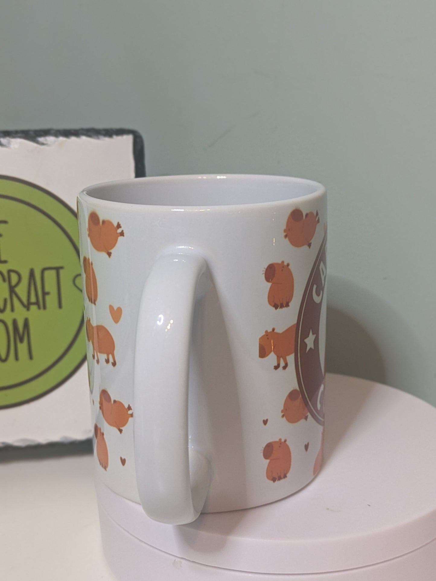 Cute Capybara coffee Mug UK - Funny, Unique Coffee & Tea Cups for Capybara Lovers! Handmade Gifts #CapybaraMug #UKGifts #HandmadeMug