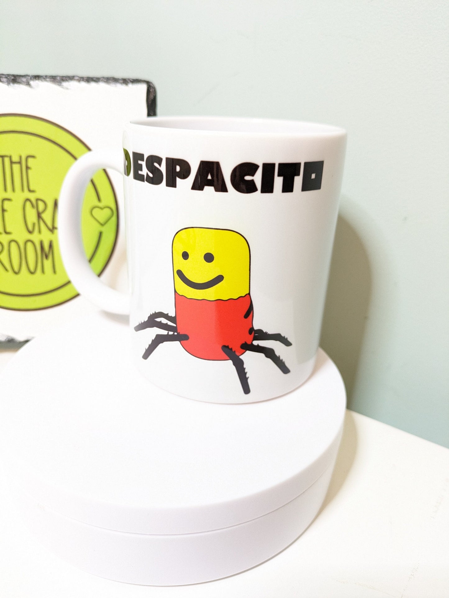 Despacito cursed Roblox spider gaming mug gift