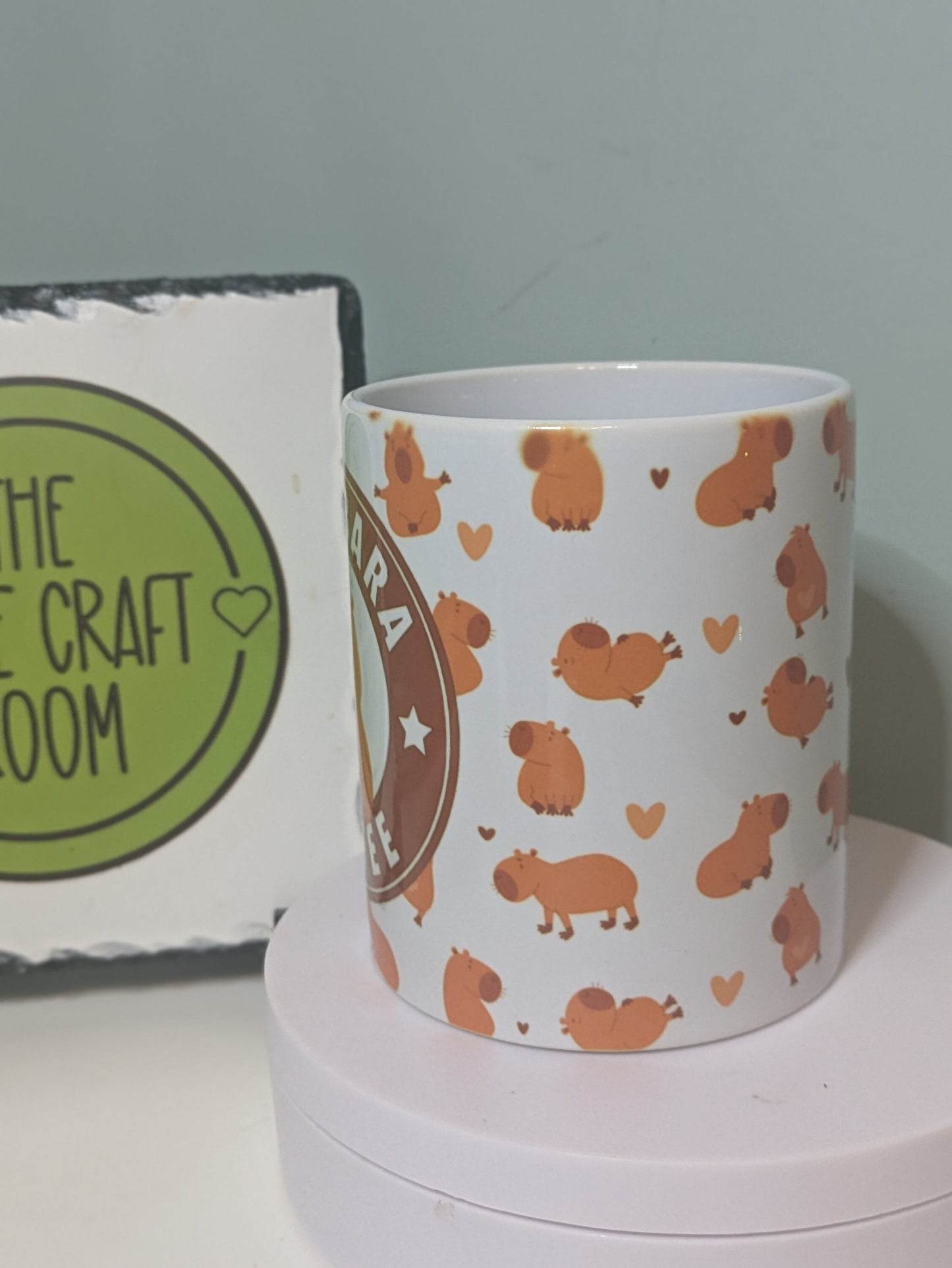 Cute Capybara coffee Mug UK - Funny, Unique Coffee & Tea Cups for Capybara Lovers! Handmade Gifts #CapybaraMug #UKGifts #HandmadeMug