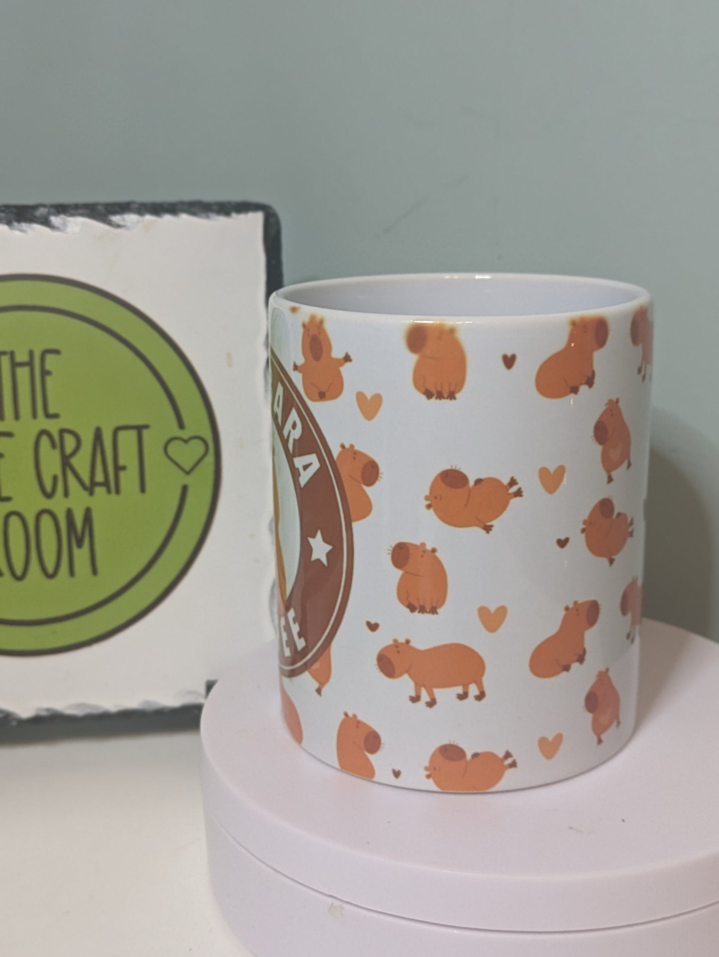 Cute Capybara coffee Mug UK - Funny, Unique Coffee & Tea Cups for Capybara Lovers! Handmade Gifts #CapybaraMug #UKGifts #HandmadeMug