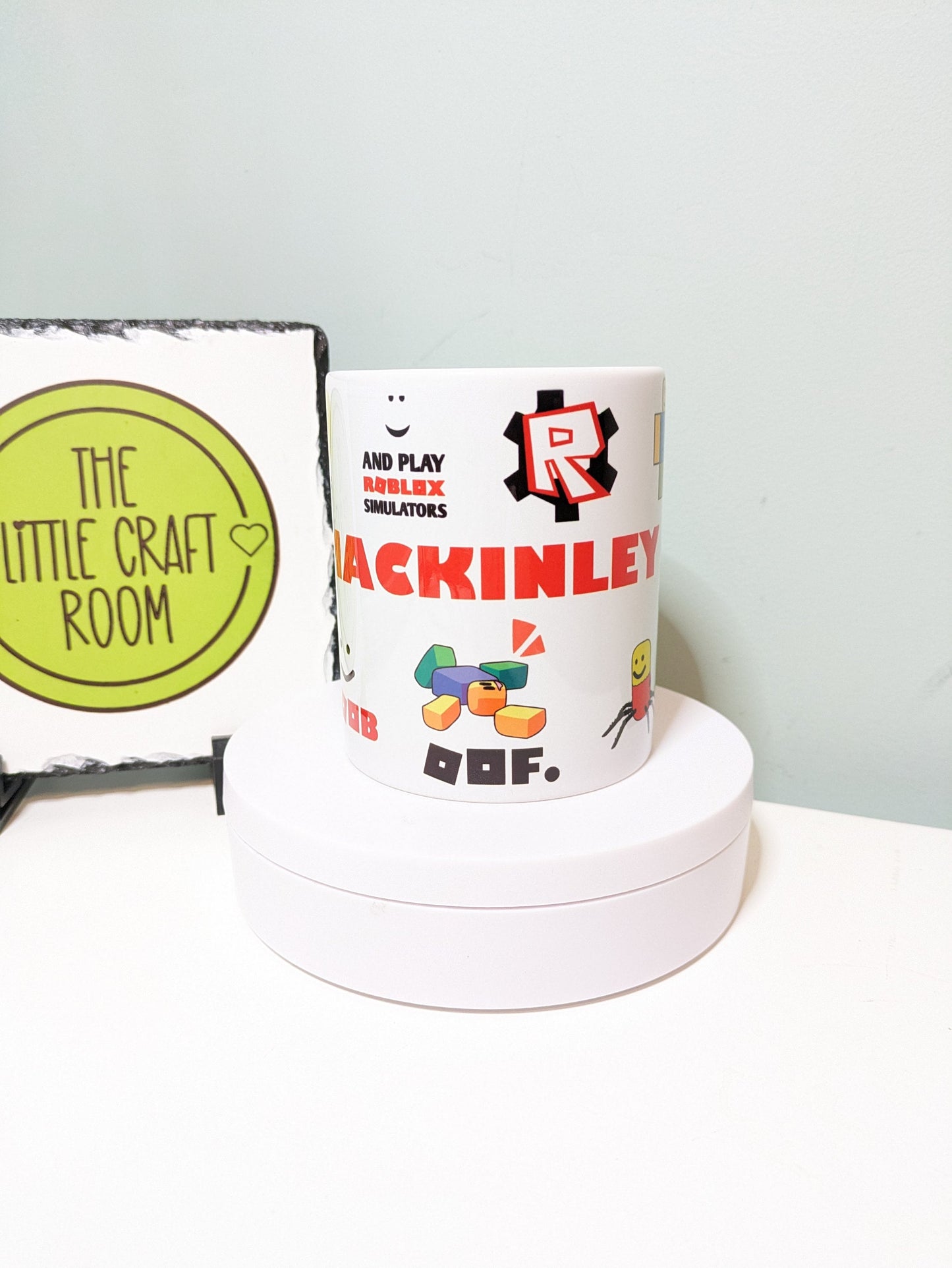 Personalised Roblox gaming gift mug