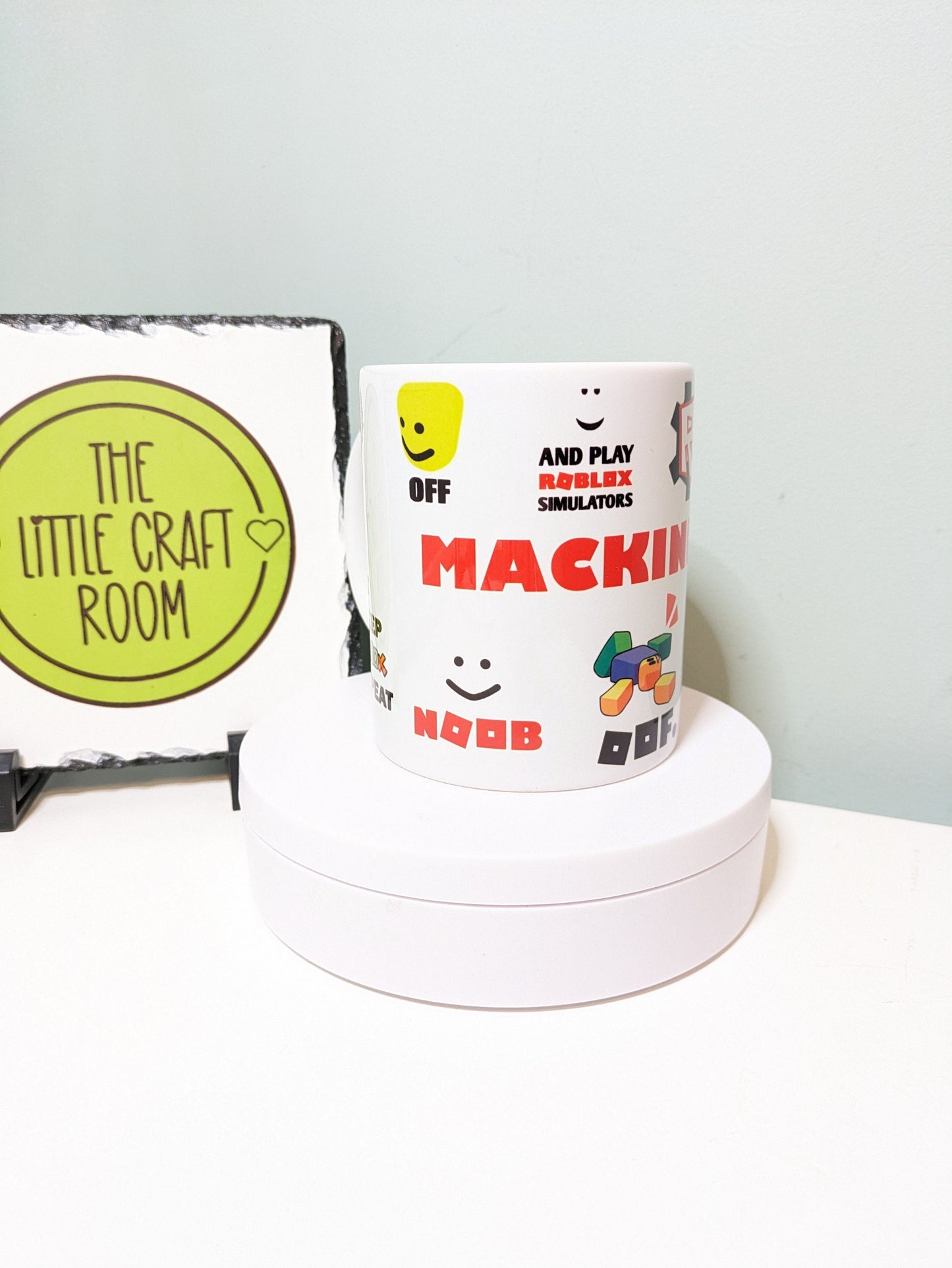 Personalised Roblox gaming gift mug