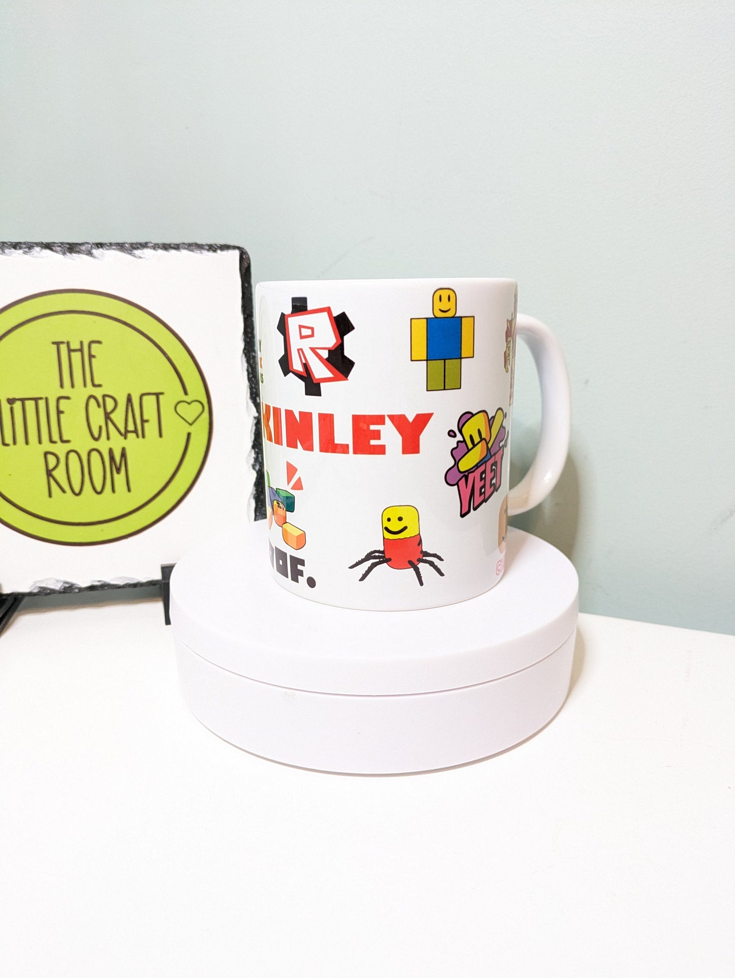 Personalised Roblox gaming gift mug