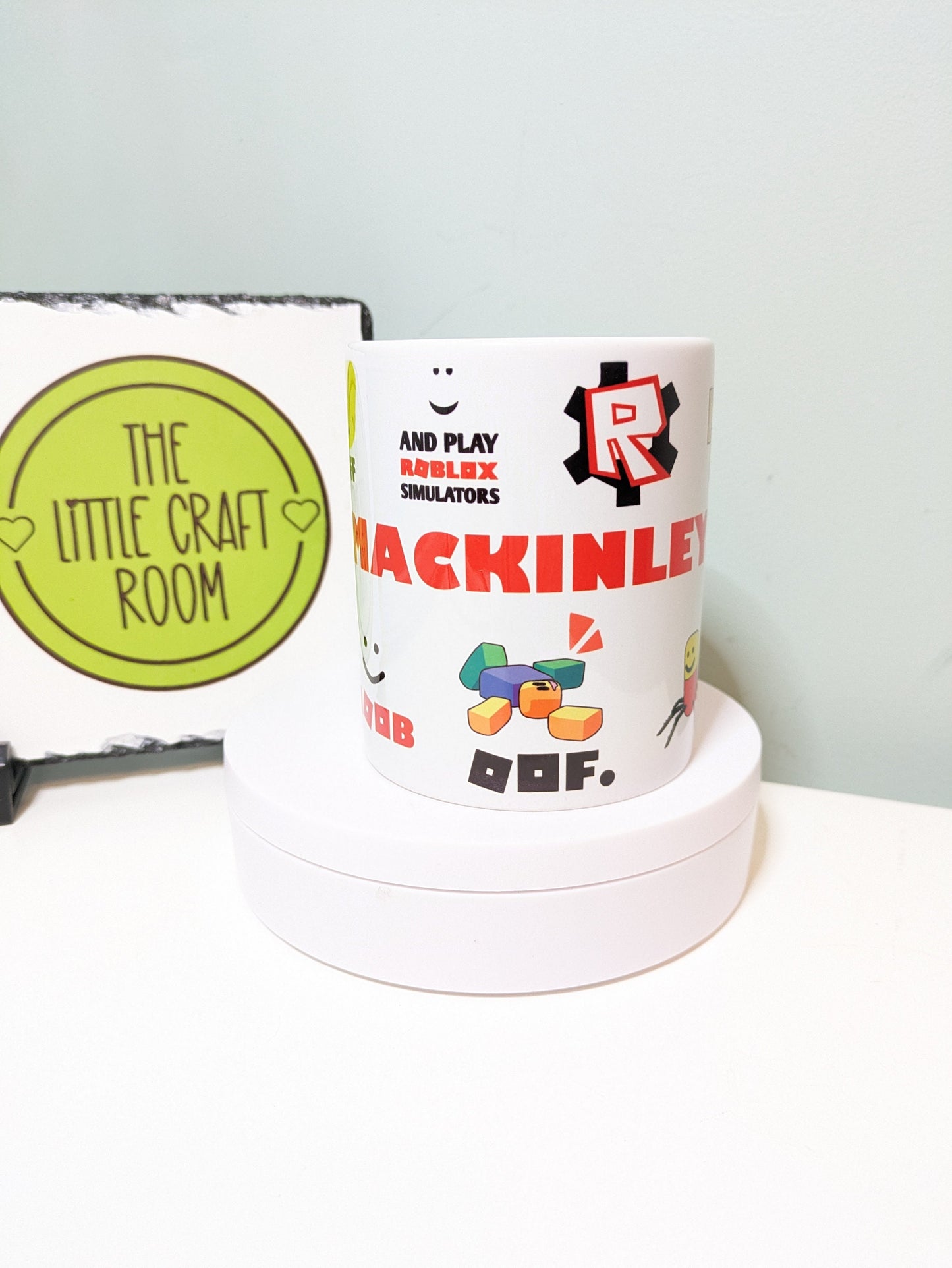 Personalised Roblox gaming gift mug