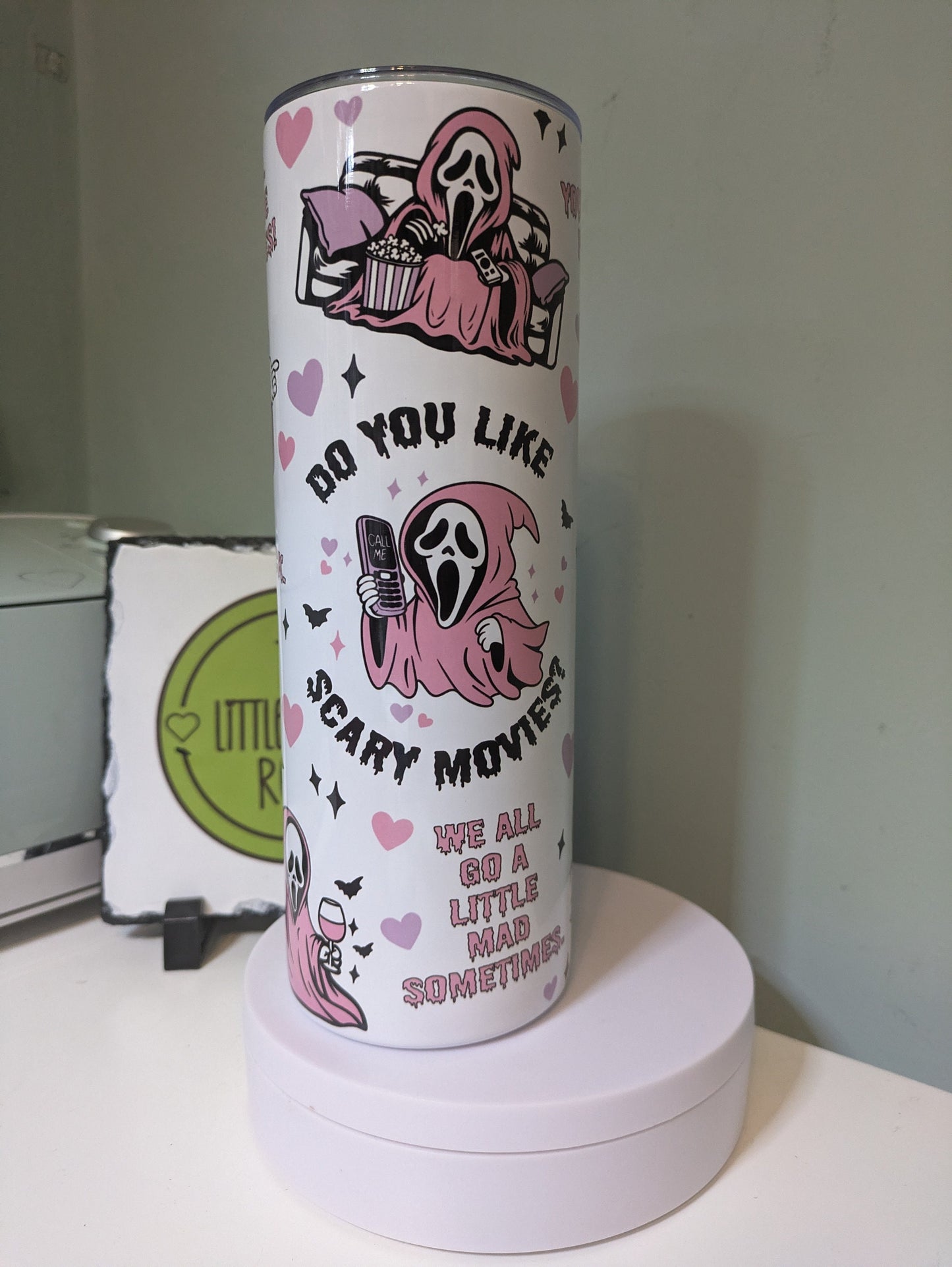 Ghostface tumbler. Ghostface gift. Scream. Meme gift. Best friend tumbler.