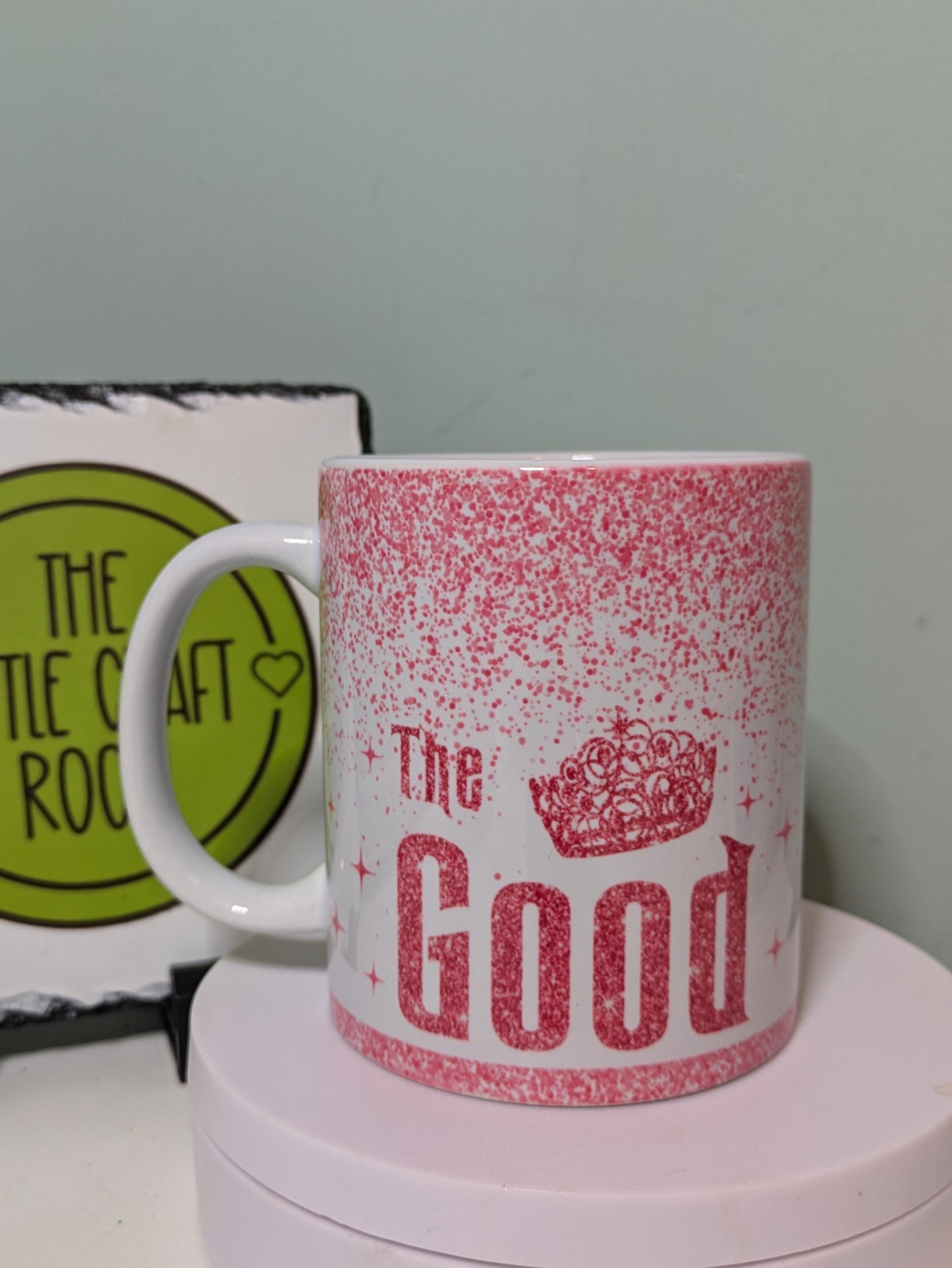 WICKED Inspired glitter mug