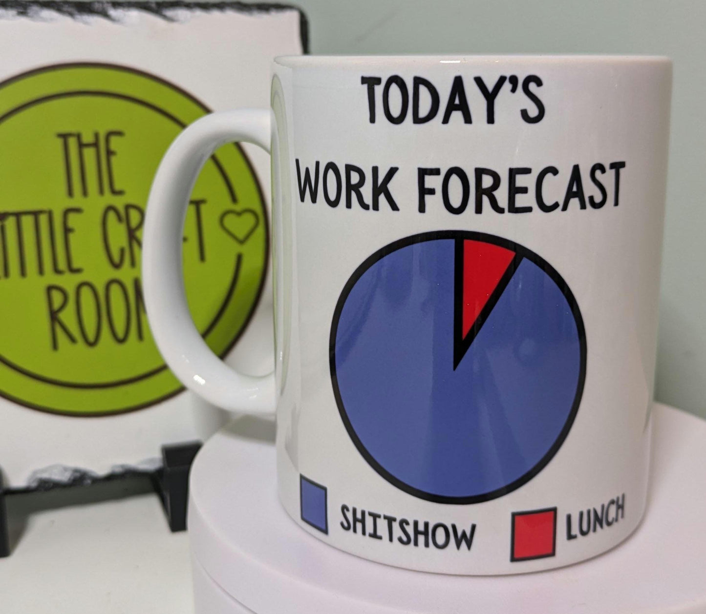 Today&#39;s work forecast mug. Sassy mug. Hot mess gift. Coworkers sarcastic. Funny meme mug. Sarcastic employee gift. Secret Santa.