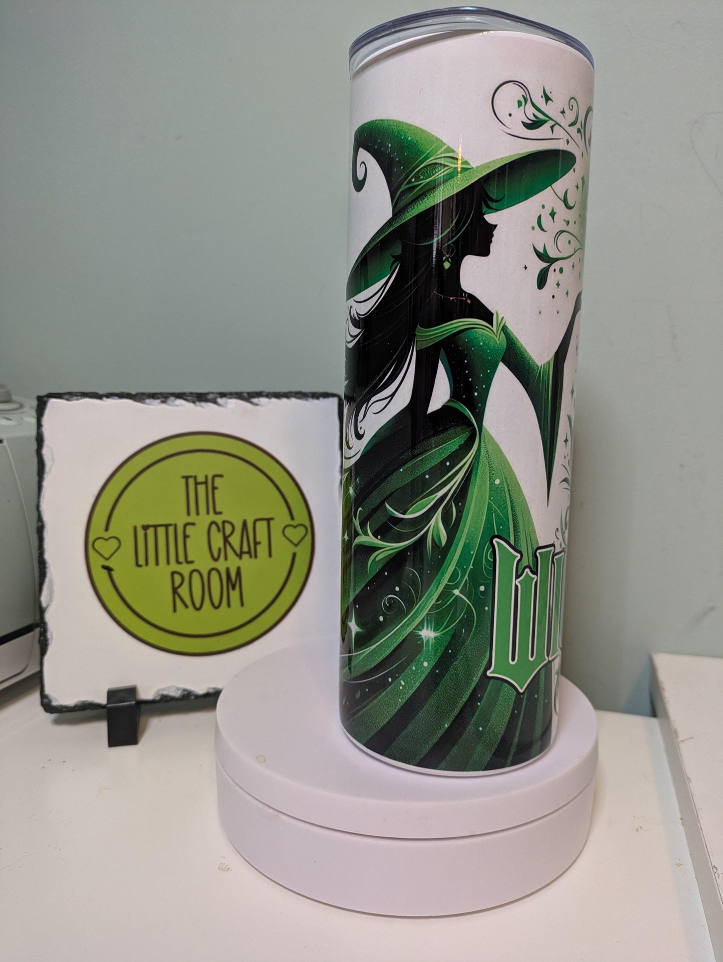 WICKED Inspired Tumbler. Wicked The Musical. Wicked The Movie. Christmas. Autumn . Stocking filler. Birthday. Coffee. Boo Basket. Musicals.