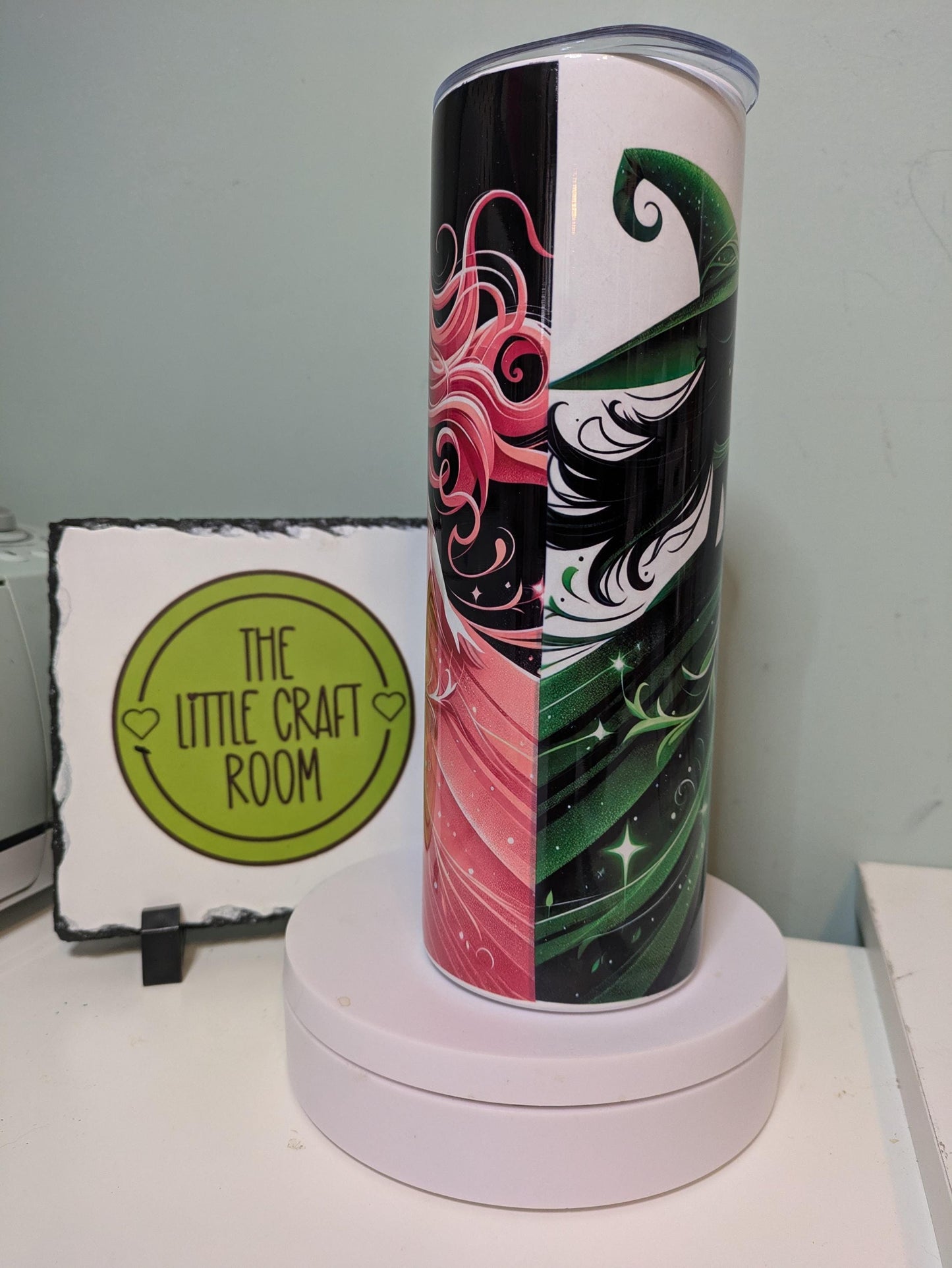 WICKED Inspired Tumbler. Wicked The Musical. Wicked The Movie. Christmas. Autumn . Stocking filler. Birthday. Coffee. Boo Basket. Musicals.