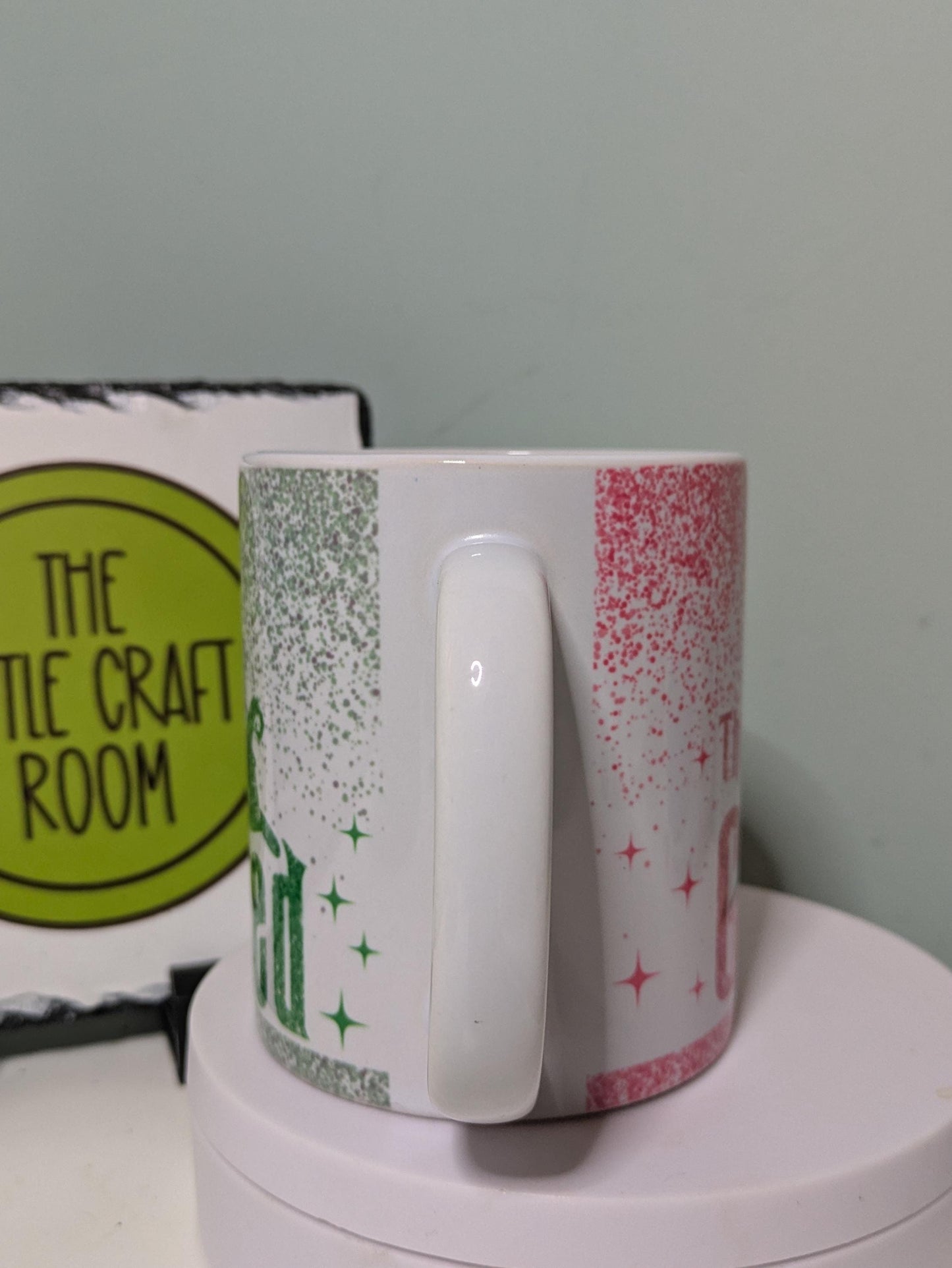 WICKED Inspired glitter mug