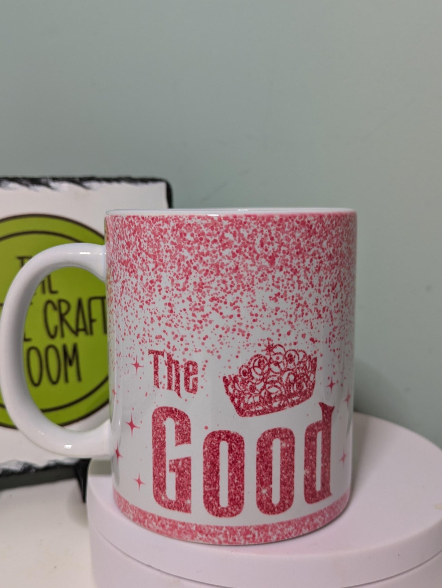 WICKED Inspired glitter mug