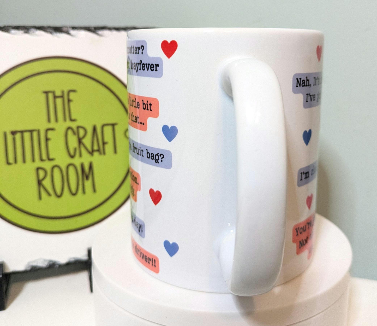 British affirmations mug