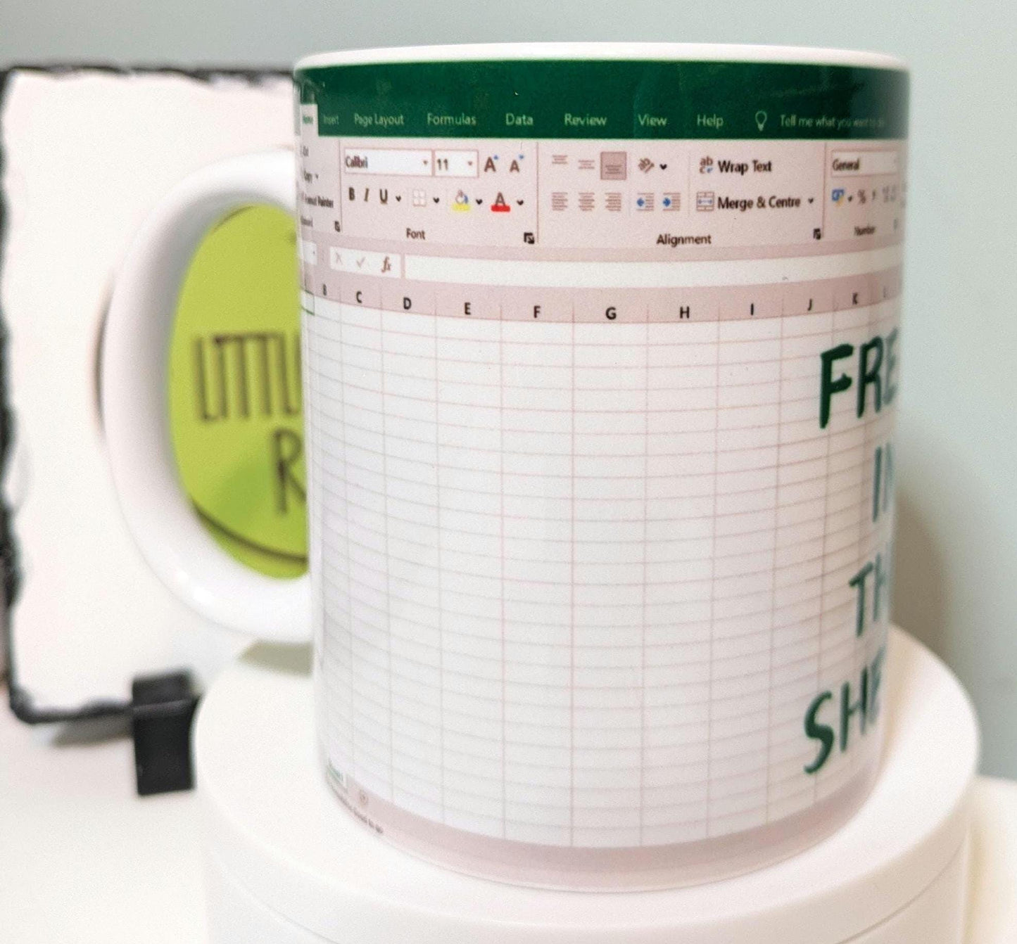 Excel Freak in the Sheets mug