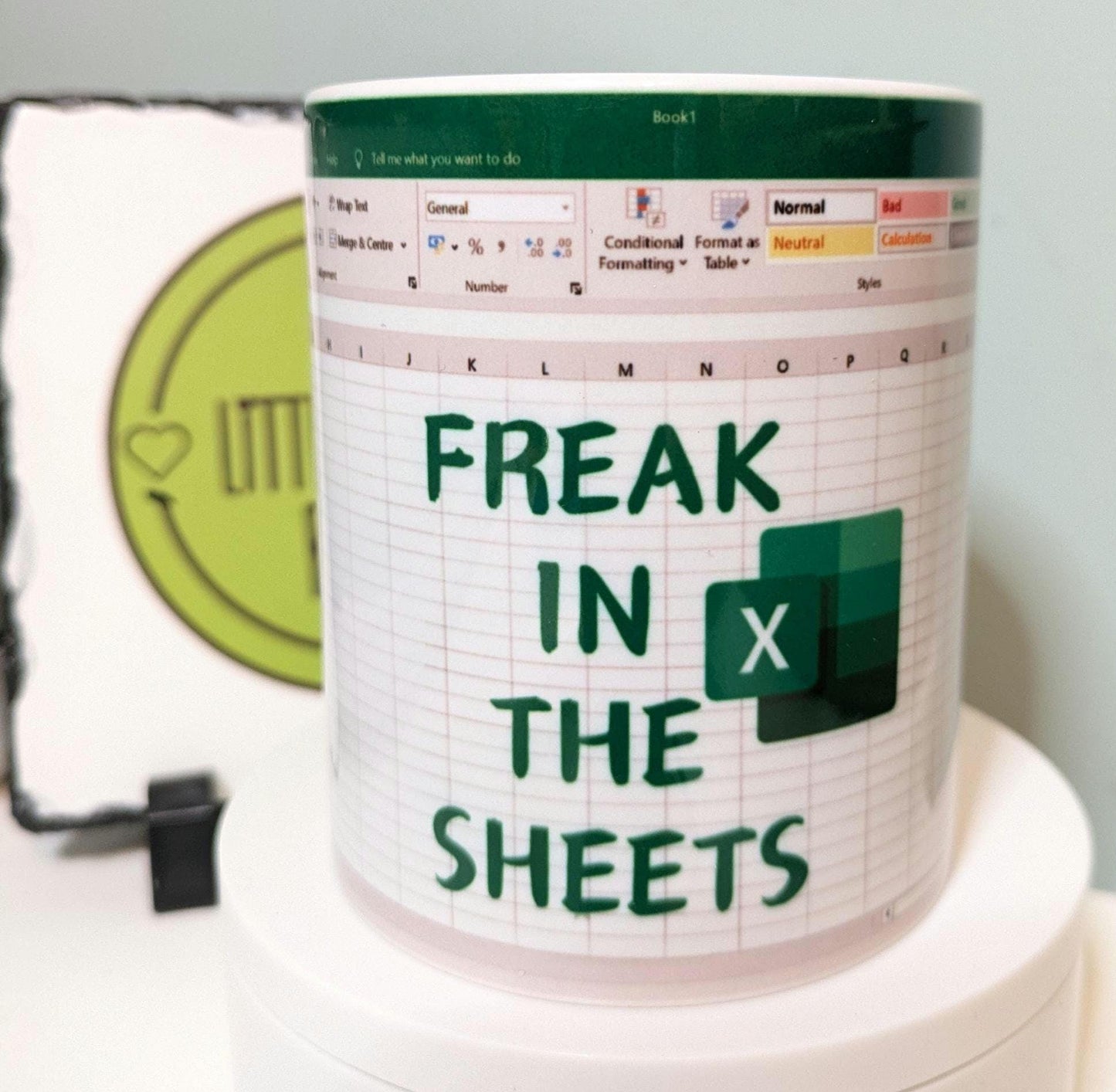 Excel Freak in the Sheets mug