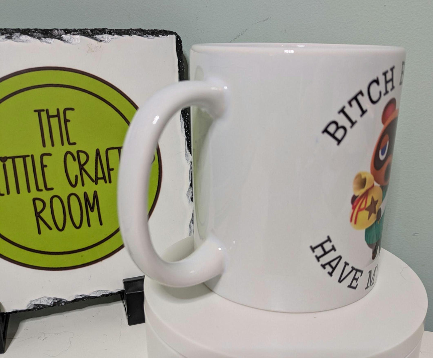 Bitch better have my bells Tom Nook Animal Crossing mug