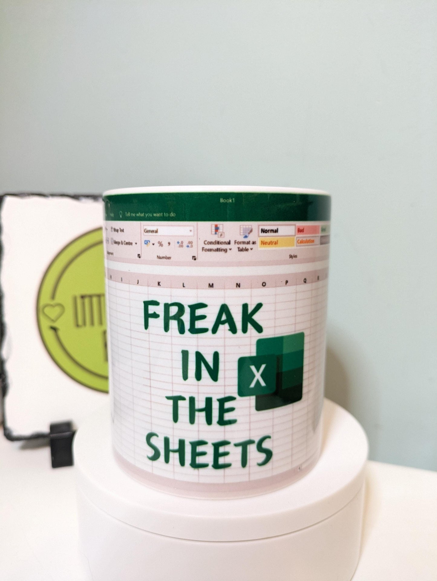 Excel Freak in the Sheets mug