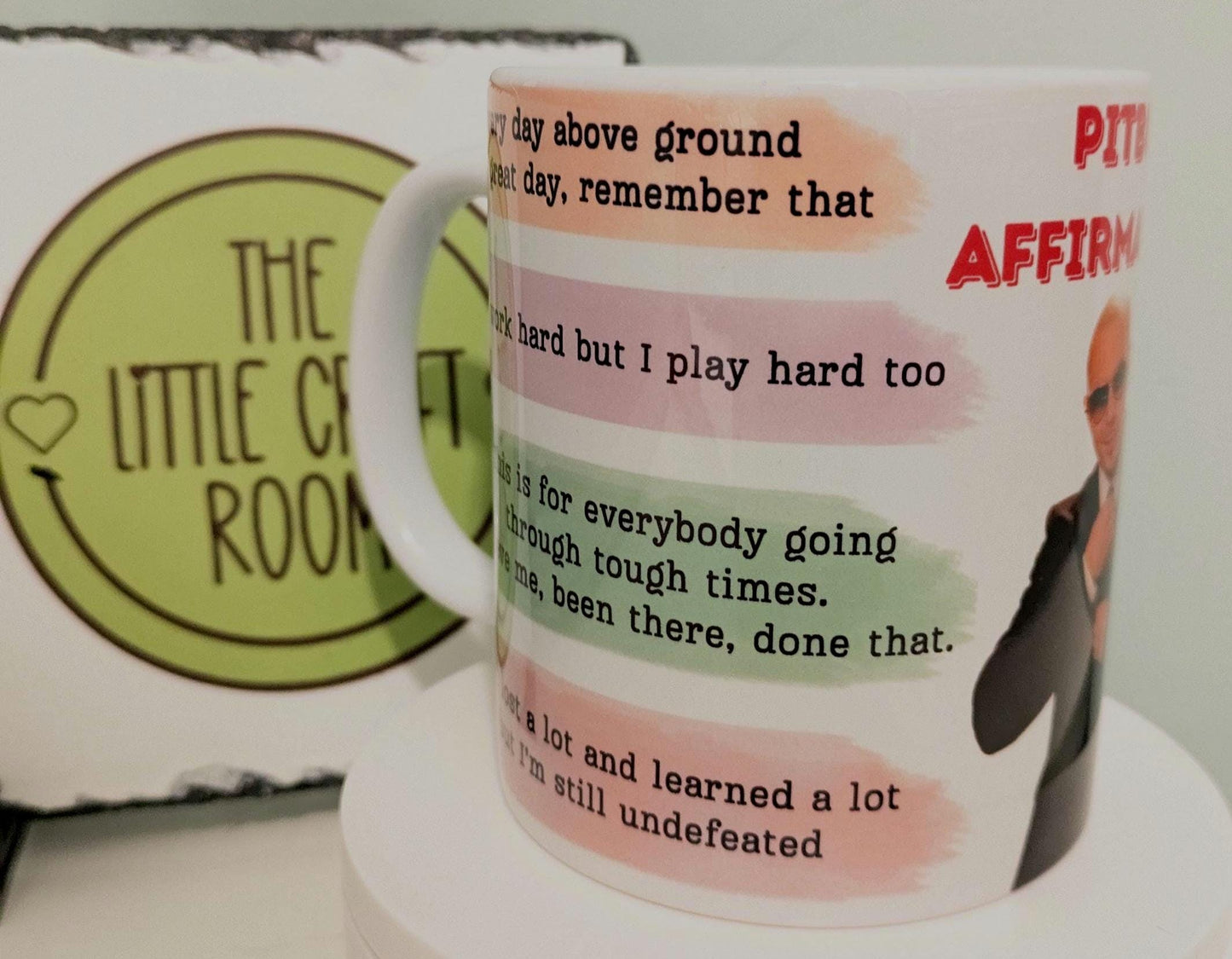 Personalised Pitbull Affirmations V1 Mr Worldwide mug