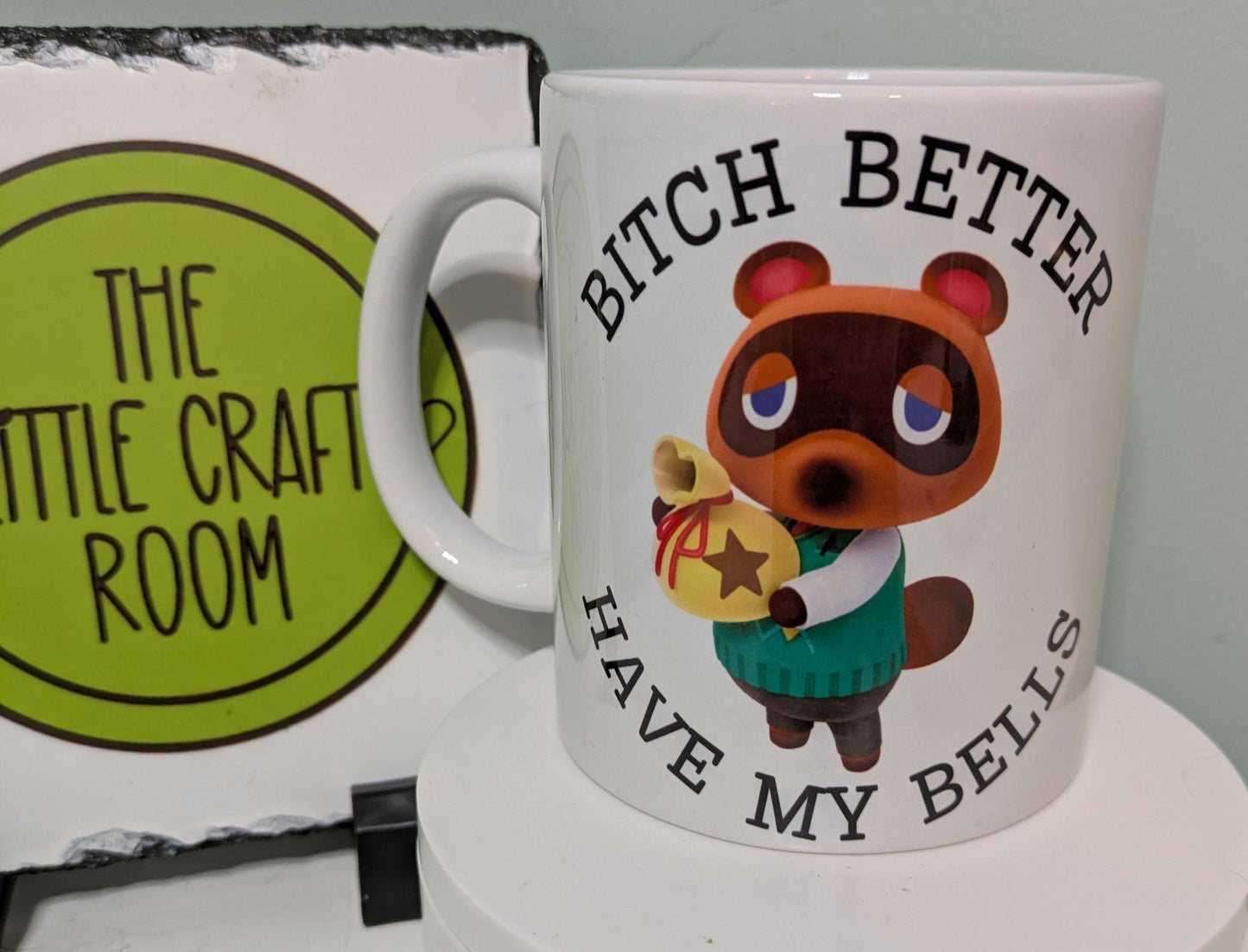 Bitch better have my bells Tom Nook Animal Crossing mug