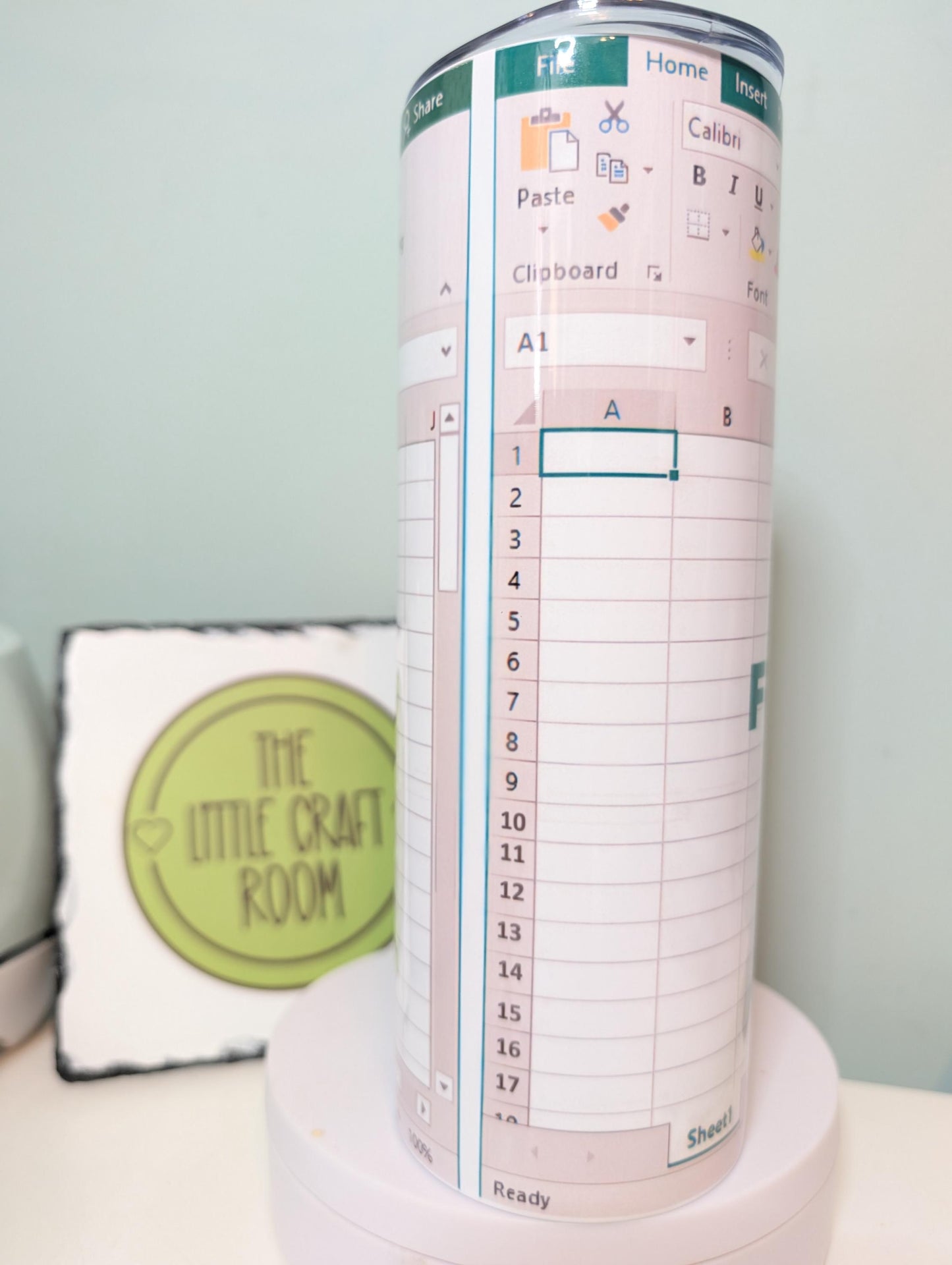 Funny Excel Tumbler: Spreadsheet Nerd Gift - 20oz Stainless Steel