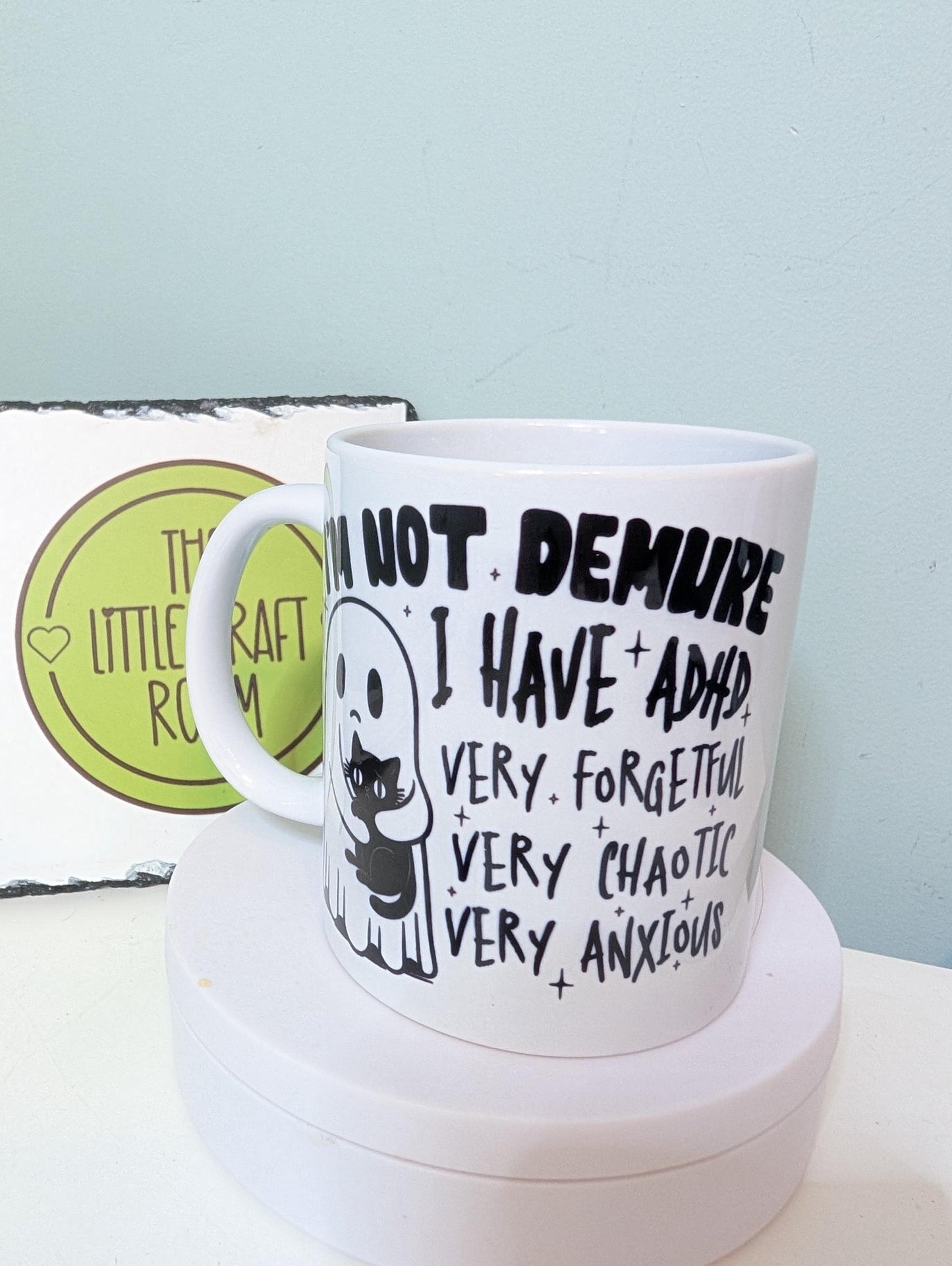 Funny ADHD Mug: Neurodivergent Humor Coffee Cup